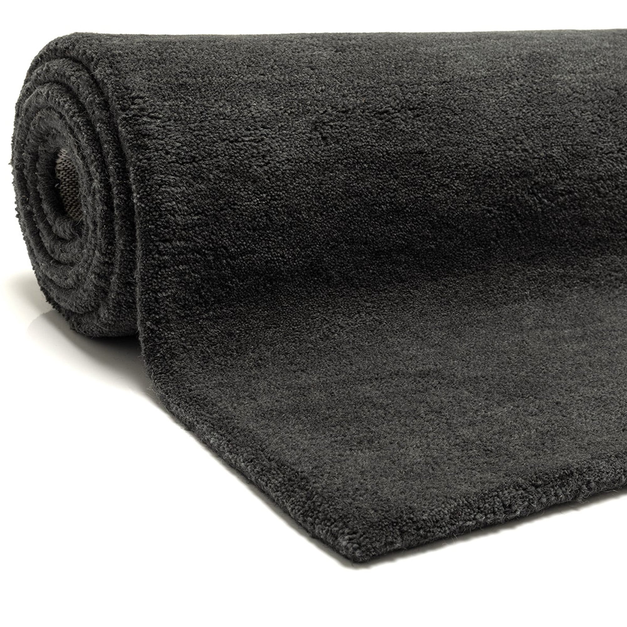 GOODproduct Wollteppich »Gabbo Natur, Handgefertigt, Teppich, reine Wolle, meliert« rechteckig 14 mm Höhe reine Wolle, Uni, Wohnzimmer, Schlafzimmer, Esszimmer