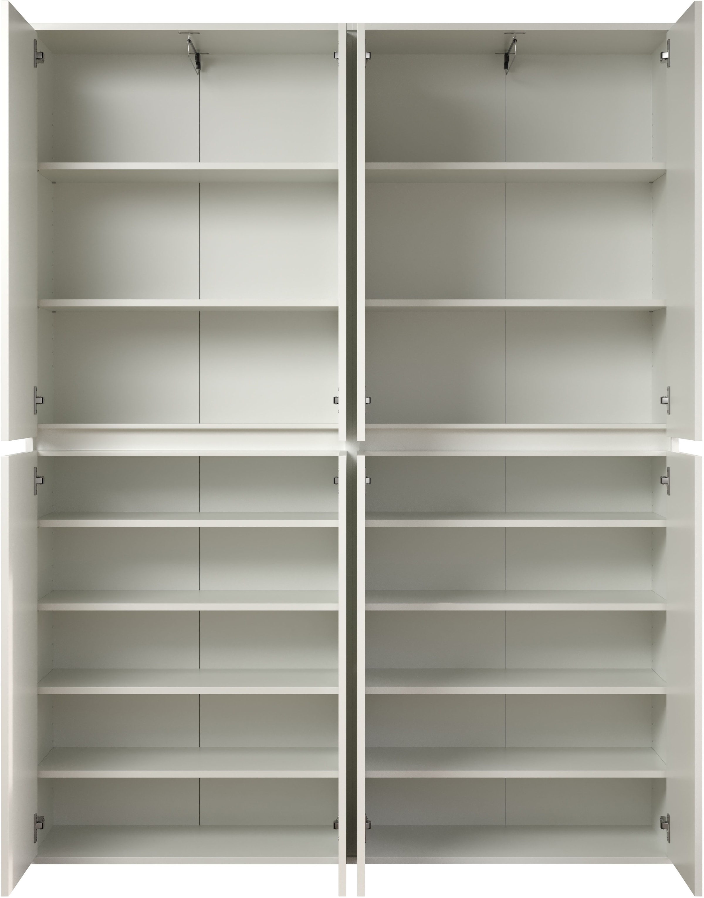 INOSIGN Garderoben-Set »Novara«, (Komplett-Set, 2 St.), Garderobenschränke mit insgesamt 16 Fächern - (B/T/H) 148/34/191 cm