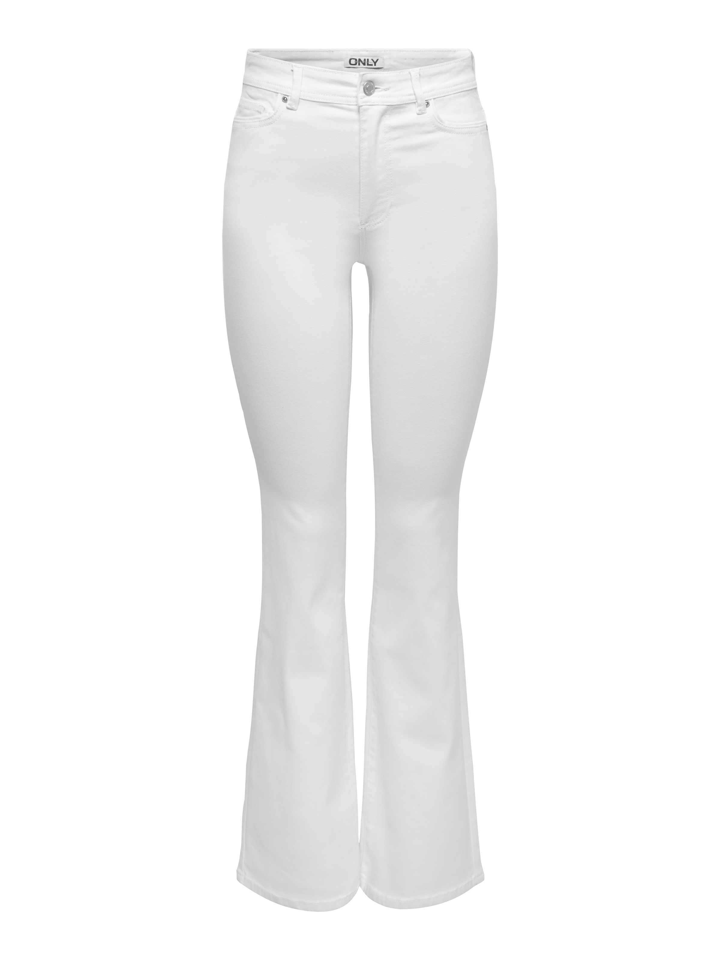 Image of ONLY Bootcut-Jeans "ONLWAUW HW FLARED WHITE DNM PIM221"