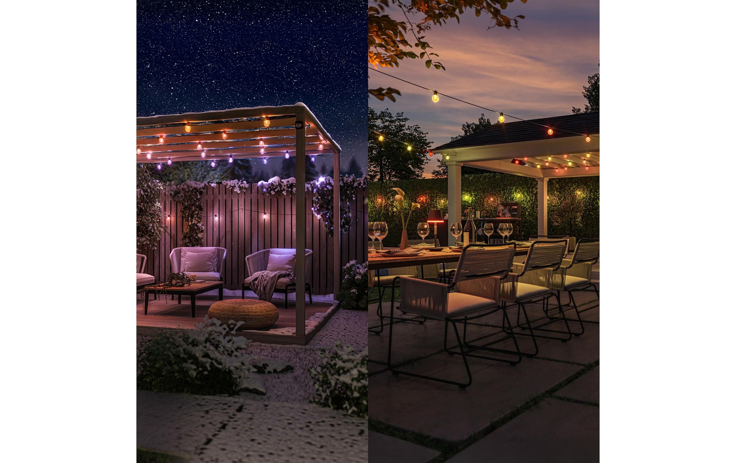 Philips Hue Guirlande lumineuse LED »Festavia Globe Outdoor 14 m CH«