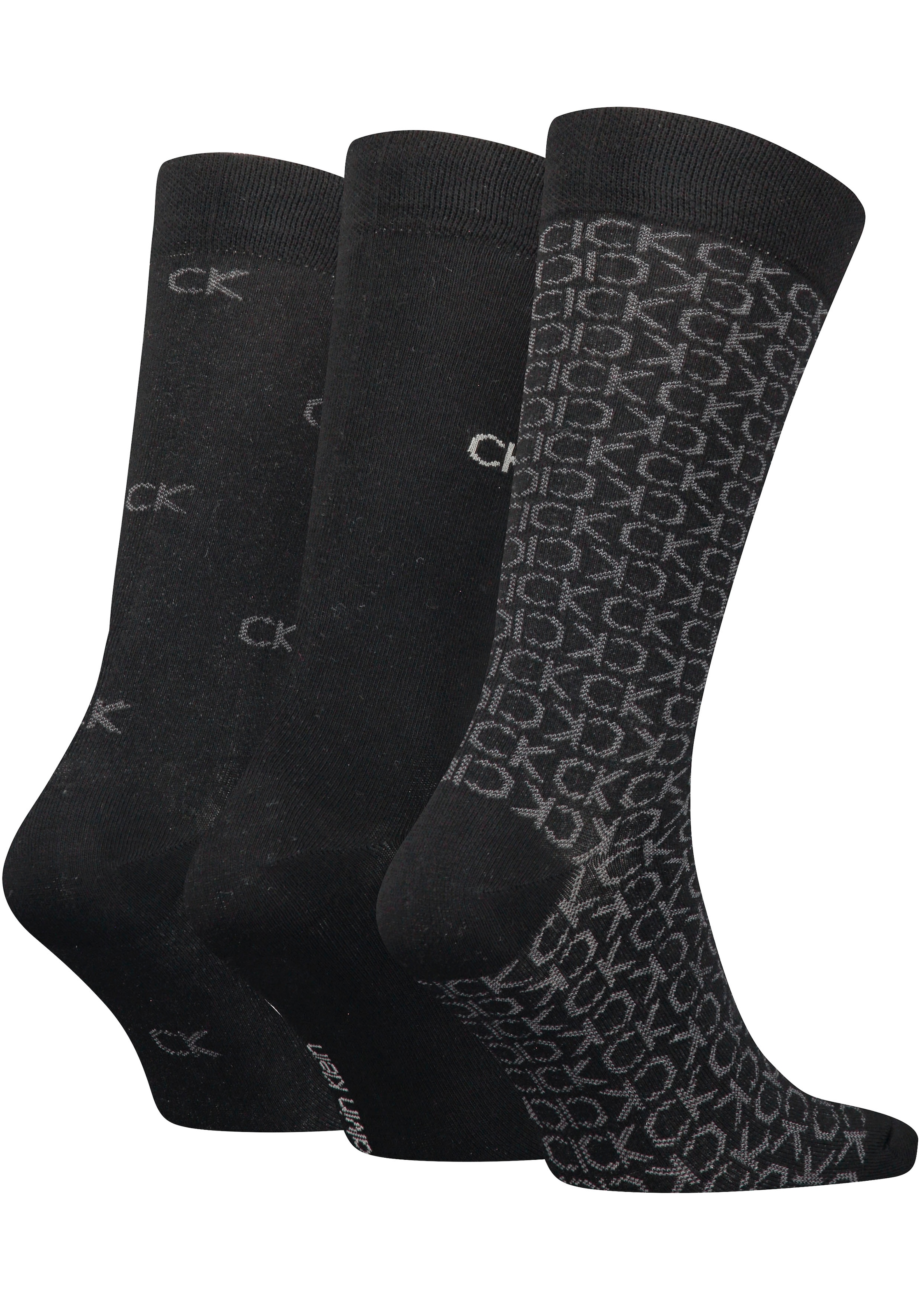 Calvin Klein Socken, (Packung, 3 Paar), CK MEN SOCK 3P LOGO GIFTBOX