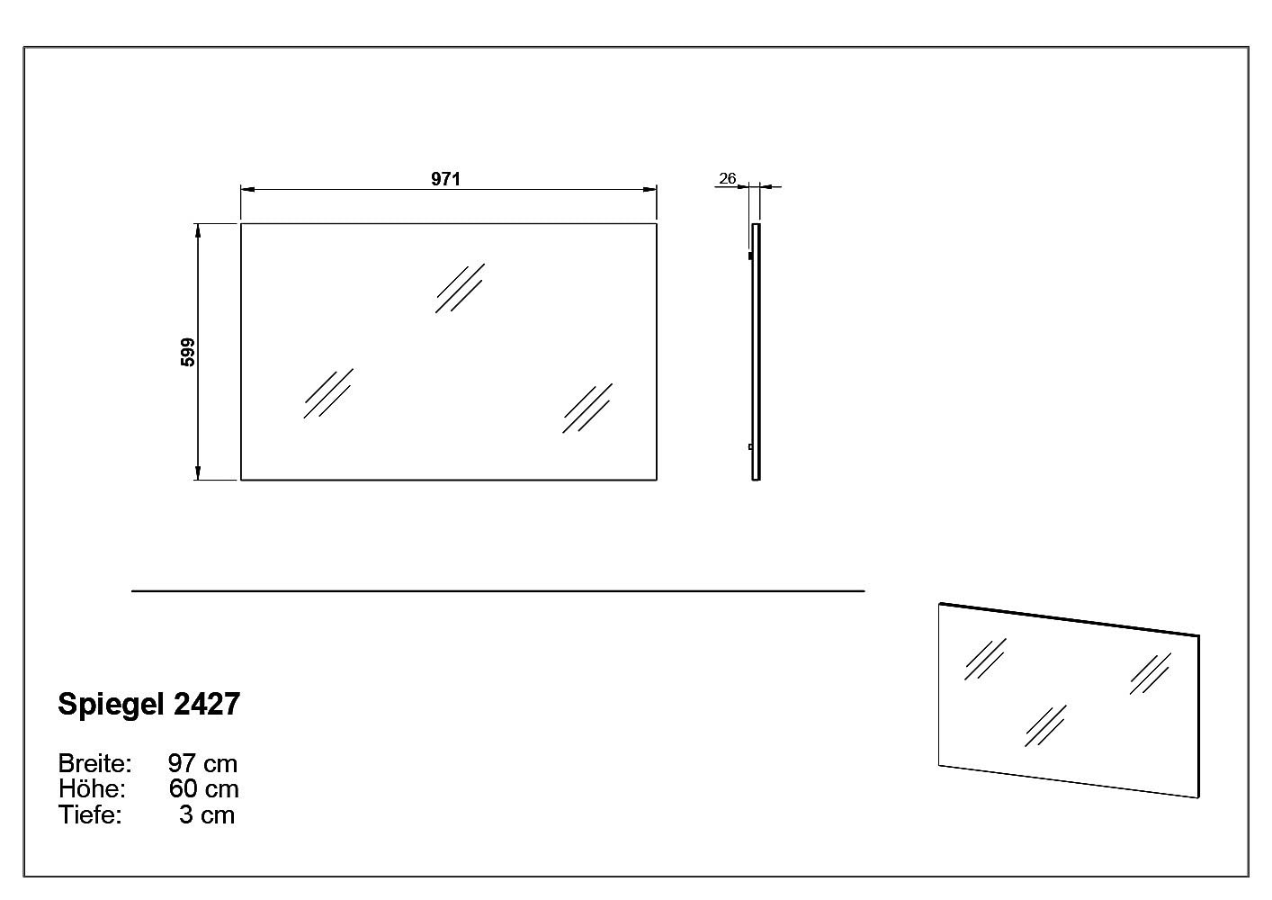 GERMANIA Ensemble de vestiaires »GW-Ameca« 3 cuis tlg.