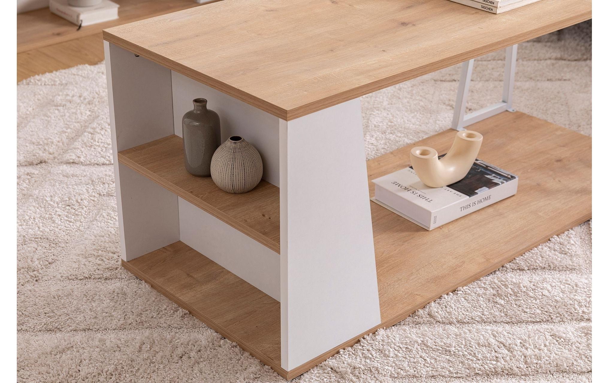 WOODY FASHION Beistelltisch »Lissa 120 x 48.6 cm«