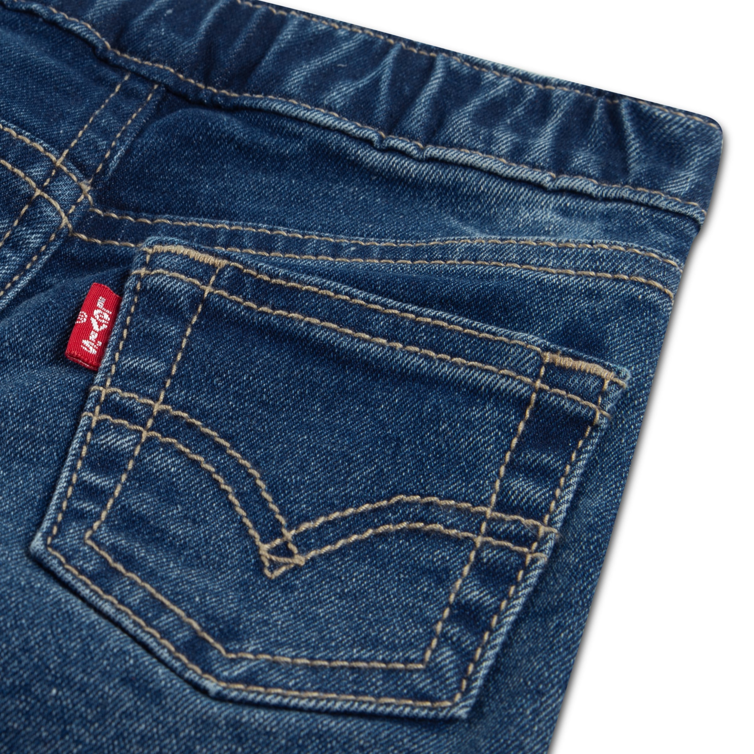 Levi's® Kids Body et pantalon »LVB CORE TEE & DENIM PANT SET« Ensemble, 2 Body à manches courtes avec impression logo et col rond