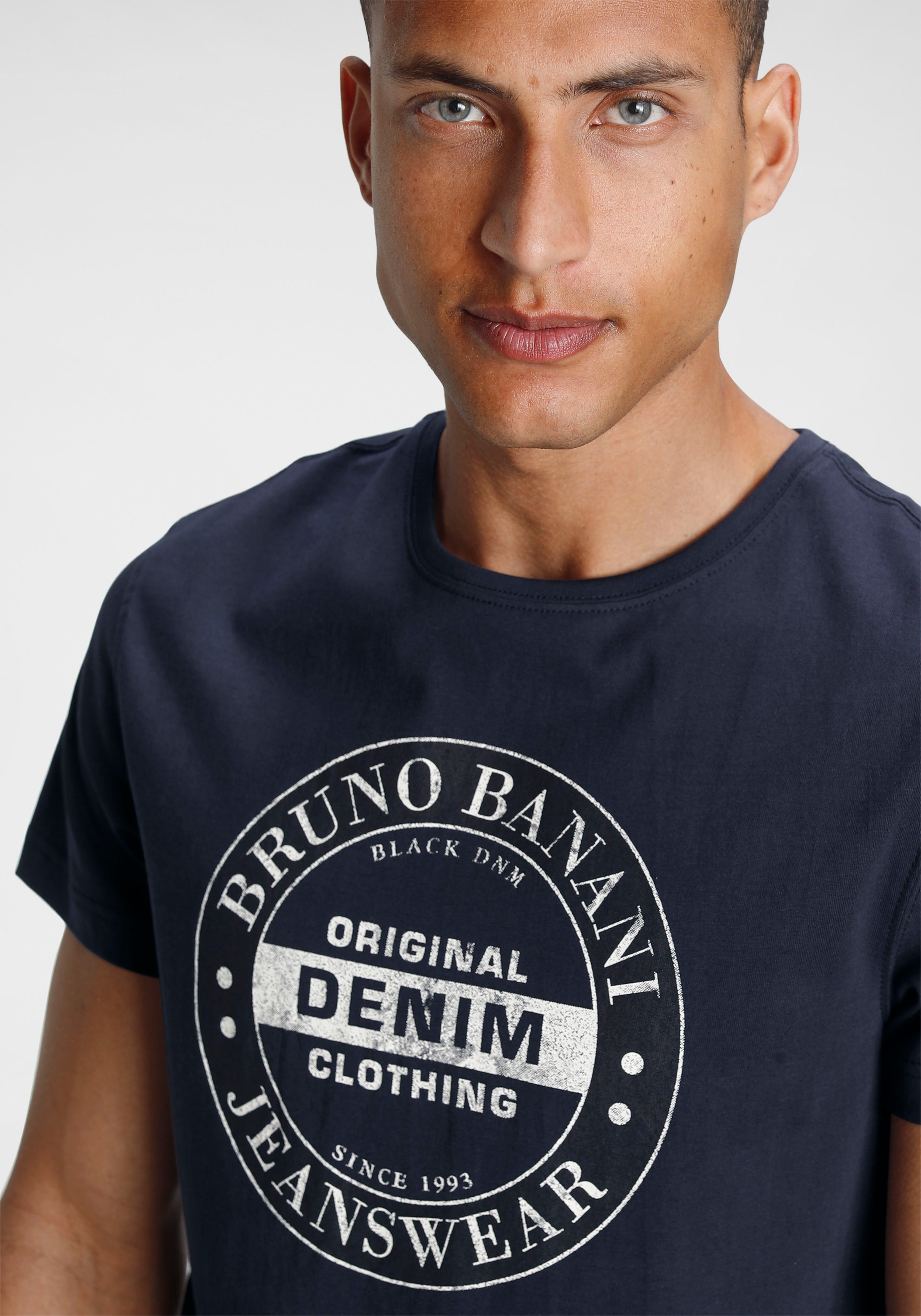 Tendance Acheter en confortablement Logoprint mit T-Shirt, ligne Bruno Banani
