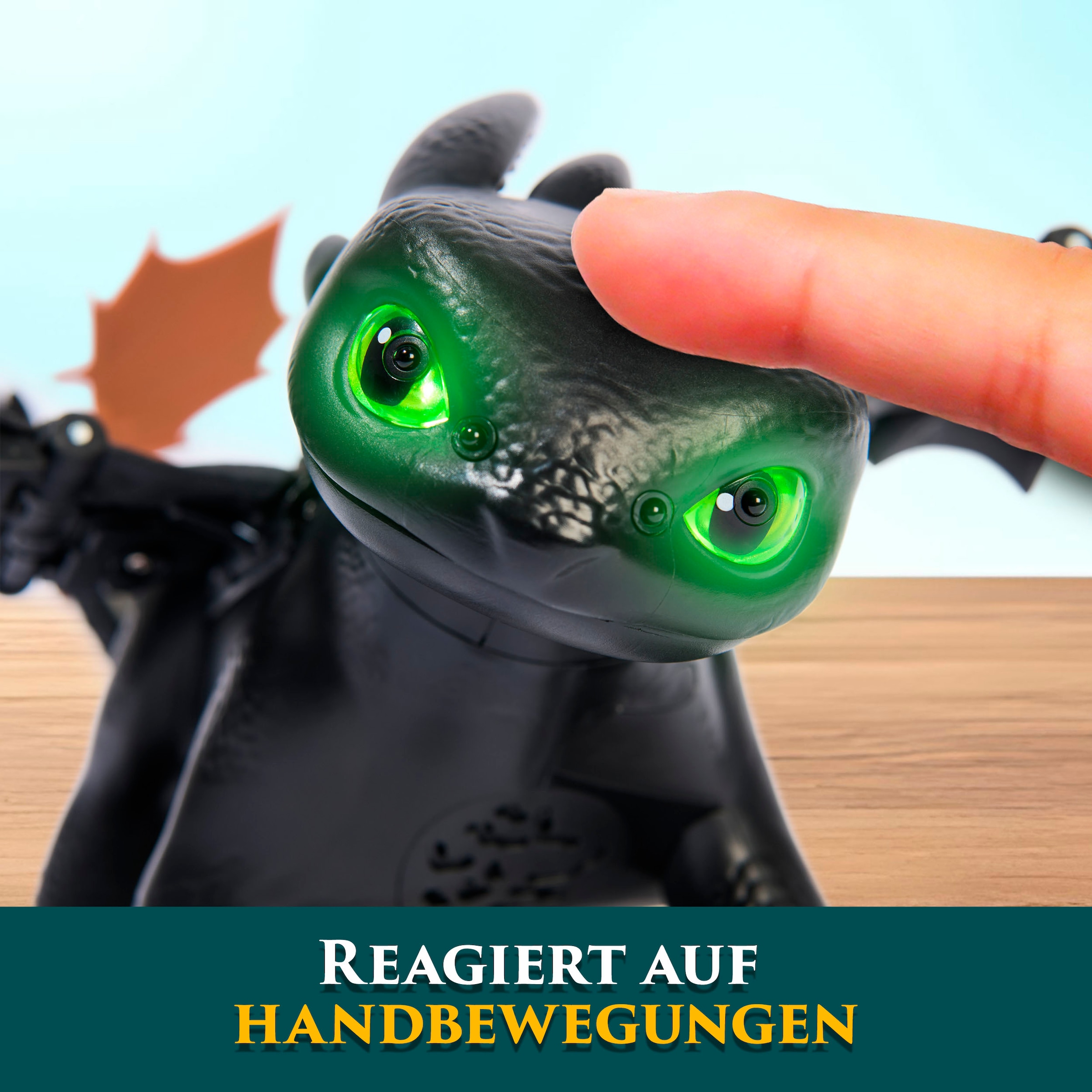 Spin Master Spielfigur »Dragons Movie - Interaktive Drachenfigur Ohnezahn« mit Licht und Sound