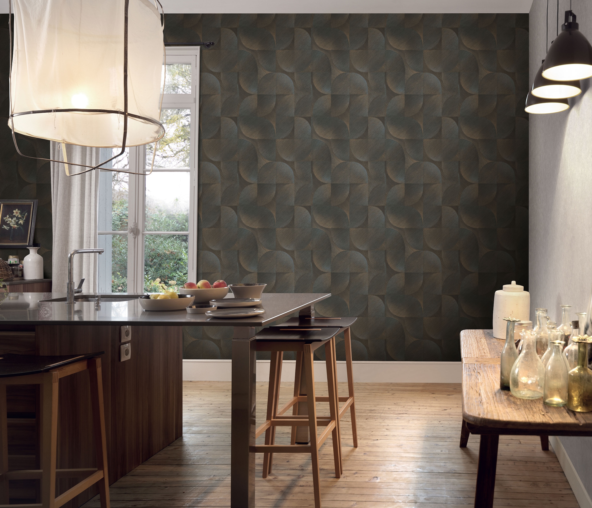 Erismann Papier peint intissé »Vliestapete Brushed Harmony« gaufrée sans phtalates