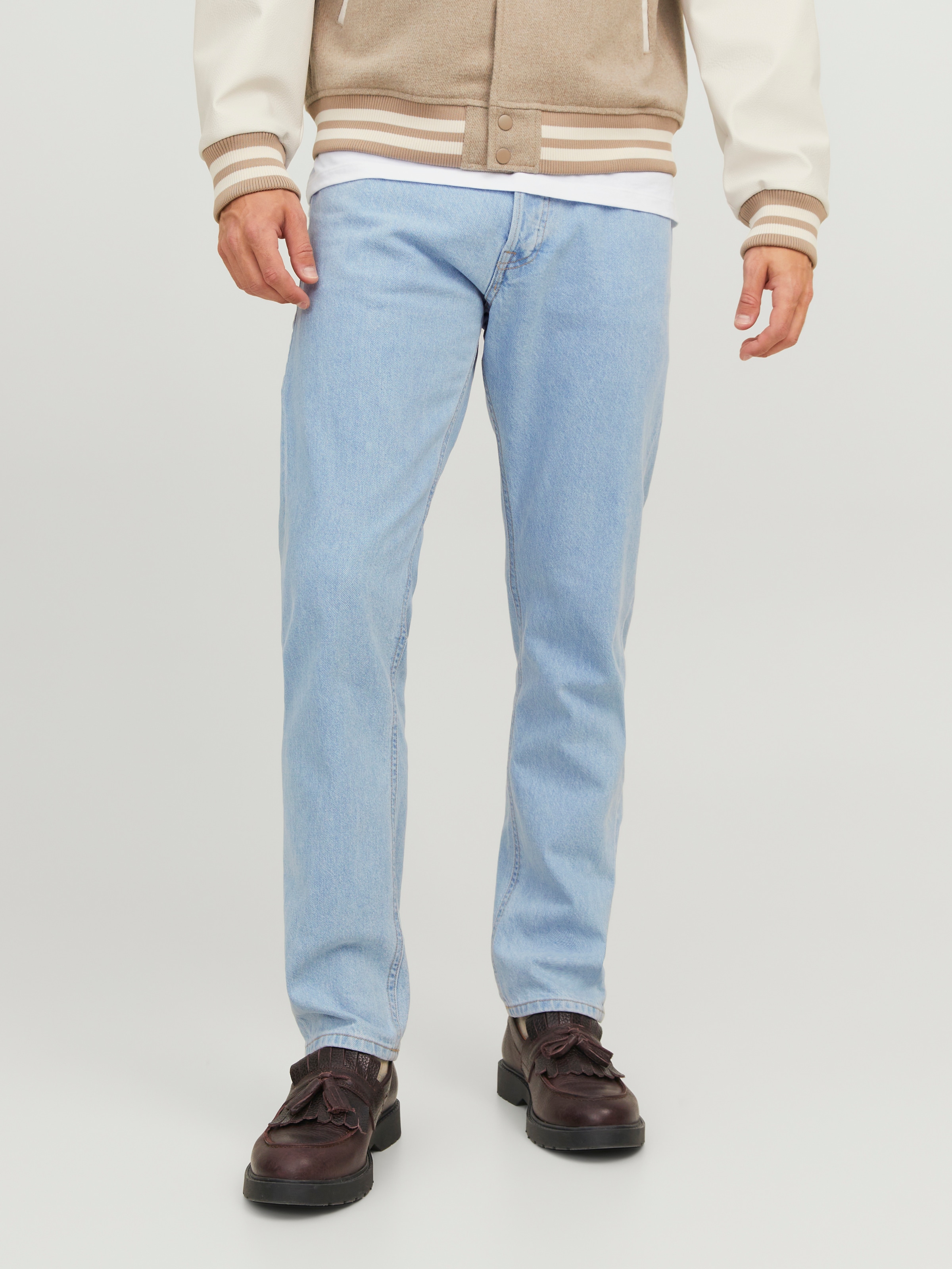 Image of Jack & Jones Loose-fit-Jeans "JJICHRIS JJORIGINAL SQ 738 NOOS" mit Faded-Effekten