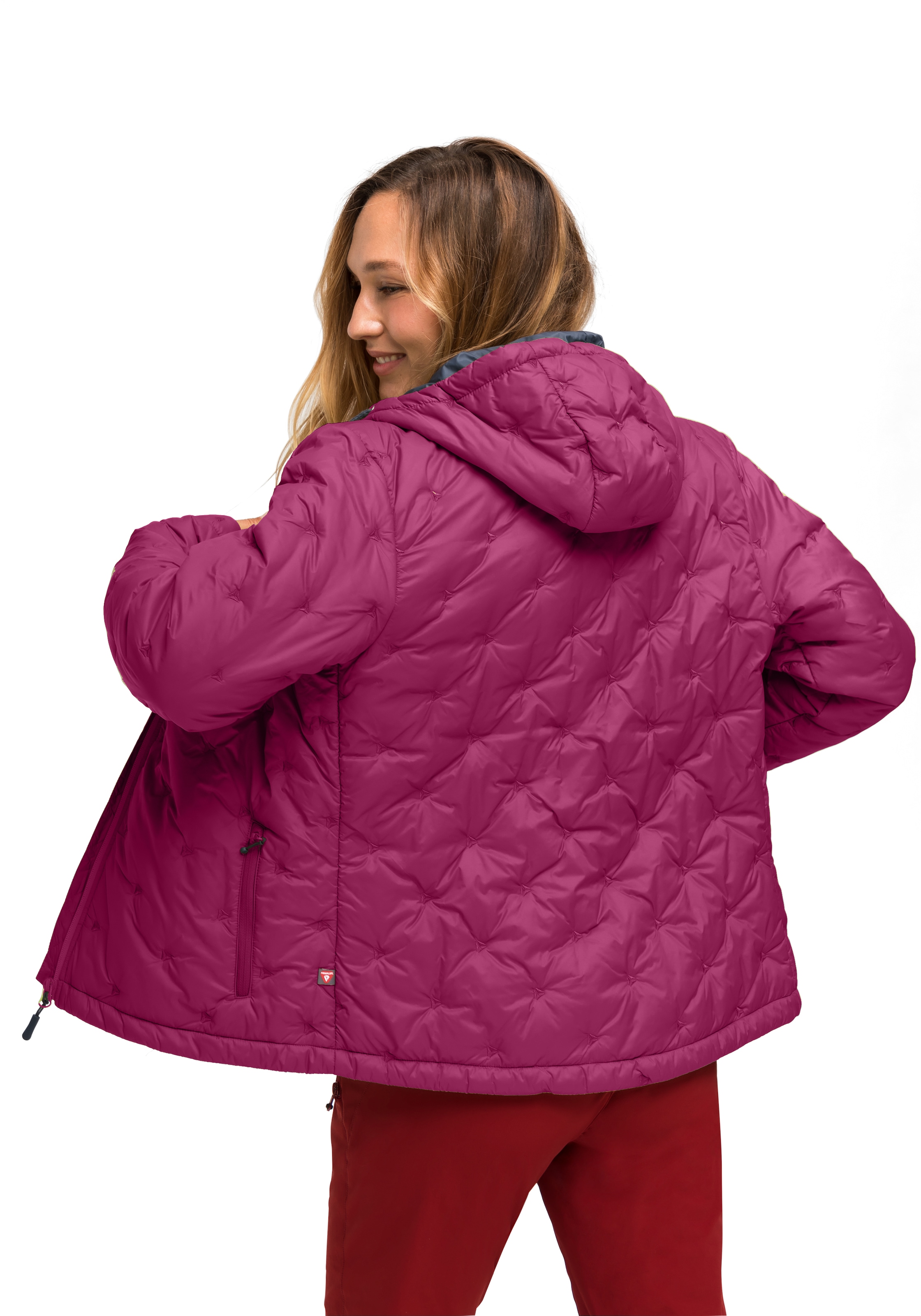 Maier Sports Funktionsjacke »Pampero W«, Sportliche PrimaLoft® Jacke mit partieller Steppung