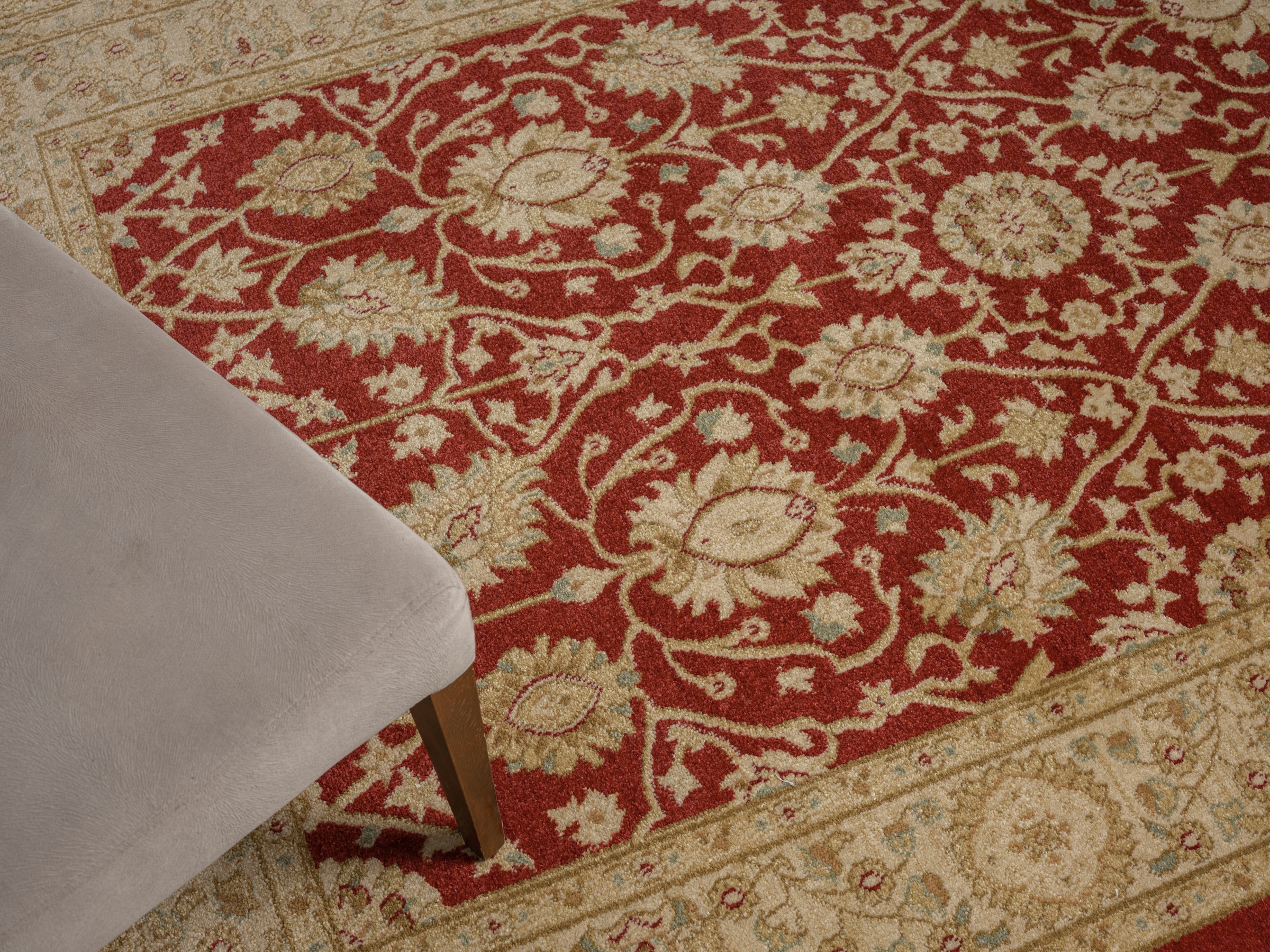 Myflair Möbel & Accessoires Teppich »Maryam 1, LAGERRÄUMUNG!« rechteckig 7,5 mm Höhe Kurzflor, Orient Optik, edler Glanz, mit Fransen, besonders weich