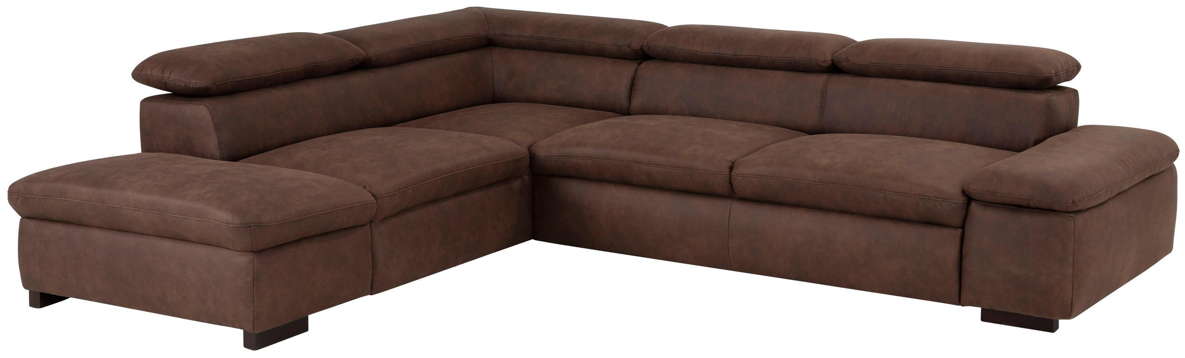 Home affaire Ecksofa »Alberto L-Form«, mit Kopfteilverstellung, wahlweise mit Bettfunktion