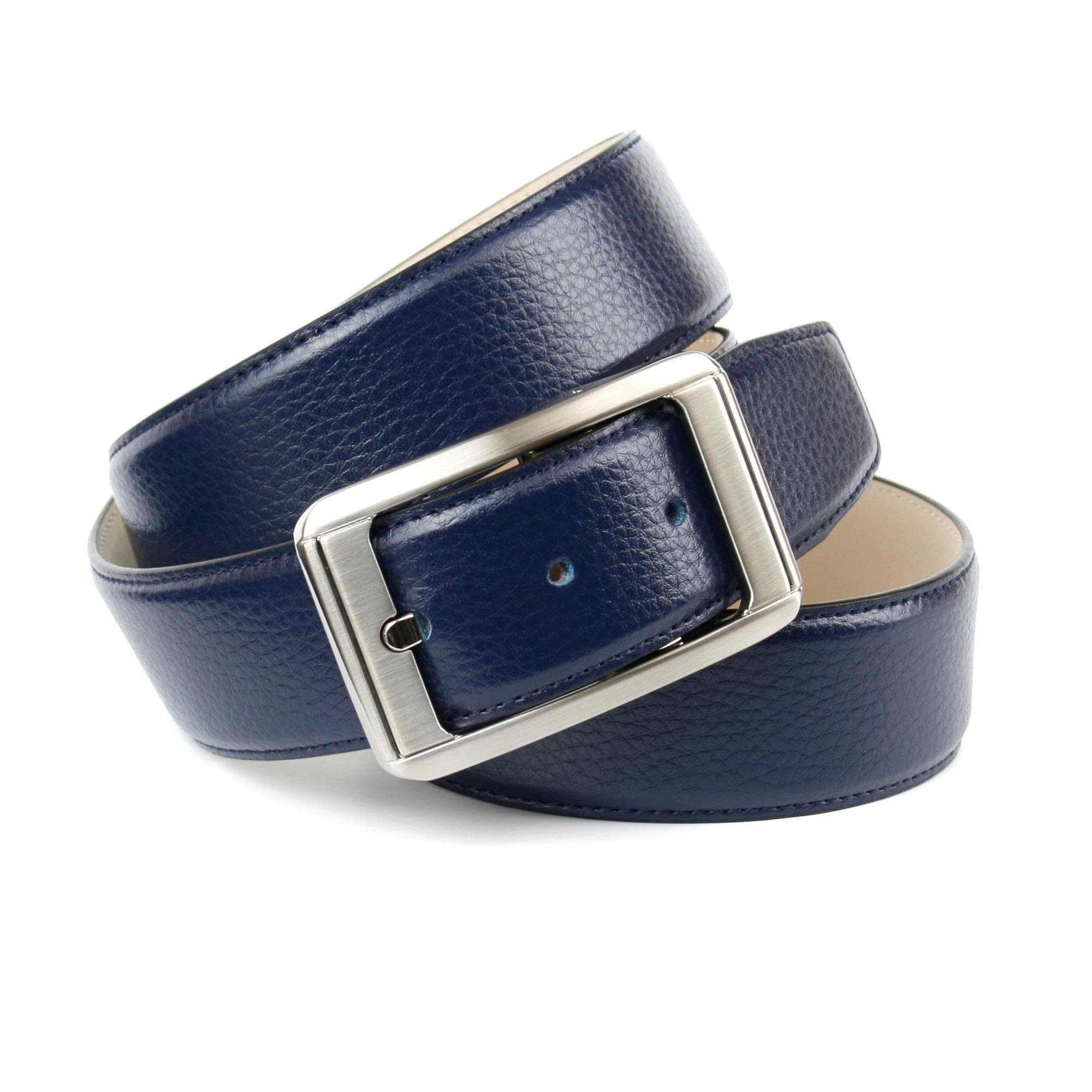 Image of Anthoni Crown Ledergürtel, Jeansgürtel in marine bei Ackermann Versand Schweiz