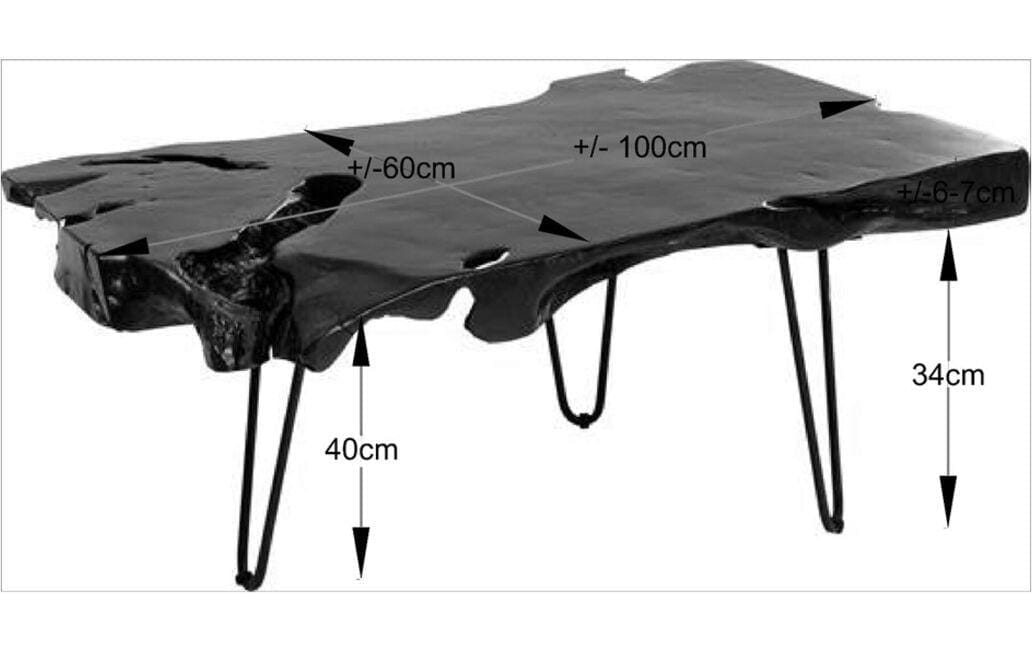Kare Design Couchtisch »Aspen 100 x 40 cm«