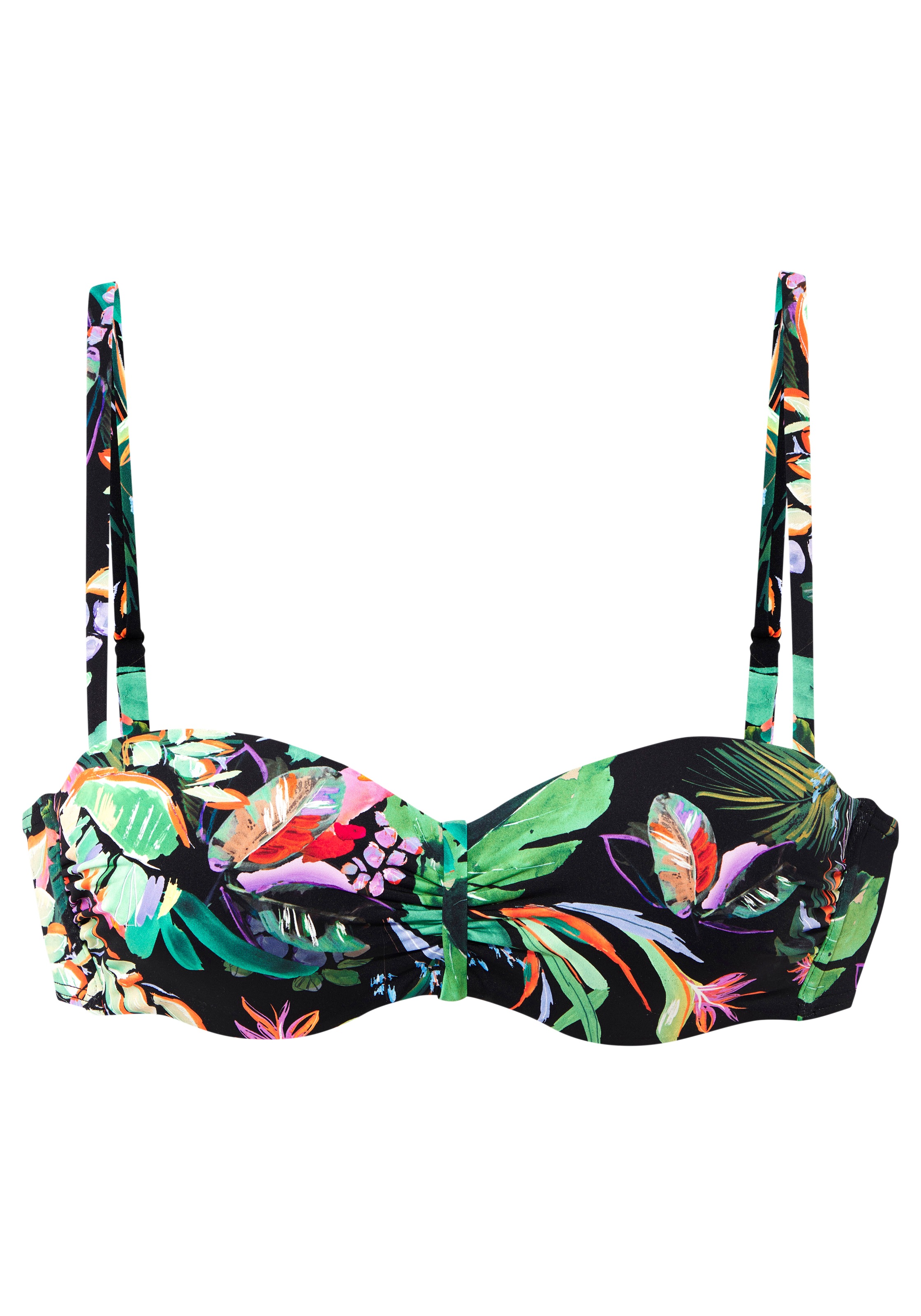 Venice Beach Bügel-Bandeau-Bikini-Top »Sandrine« mit buntem Blumenprint