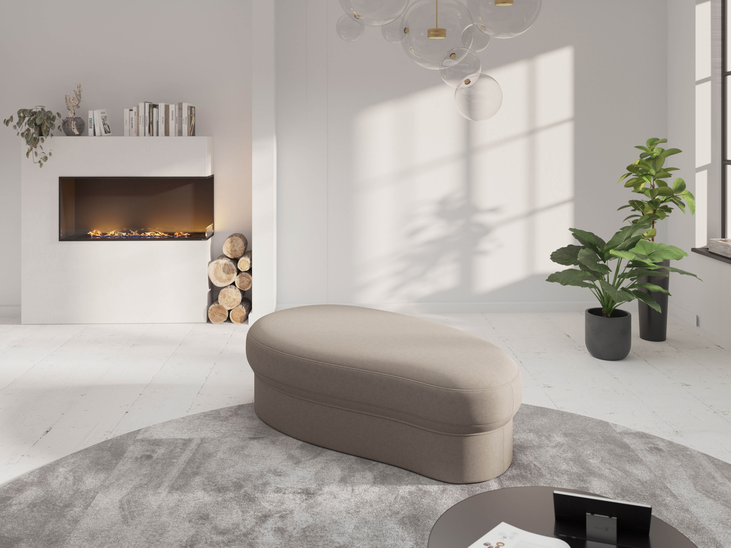 sit&more Polsterhocker »Samba« in vier Farbvarianten erhältlich