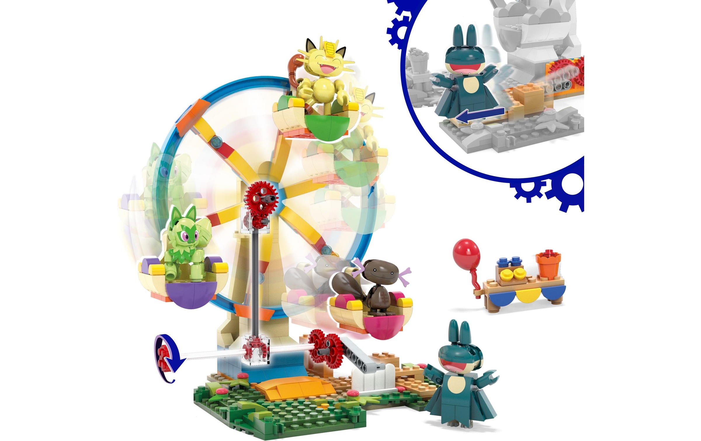 MEGA Spielbausteine »Construx Pokémon Spass auf Riesenrad«, (393 St.)