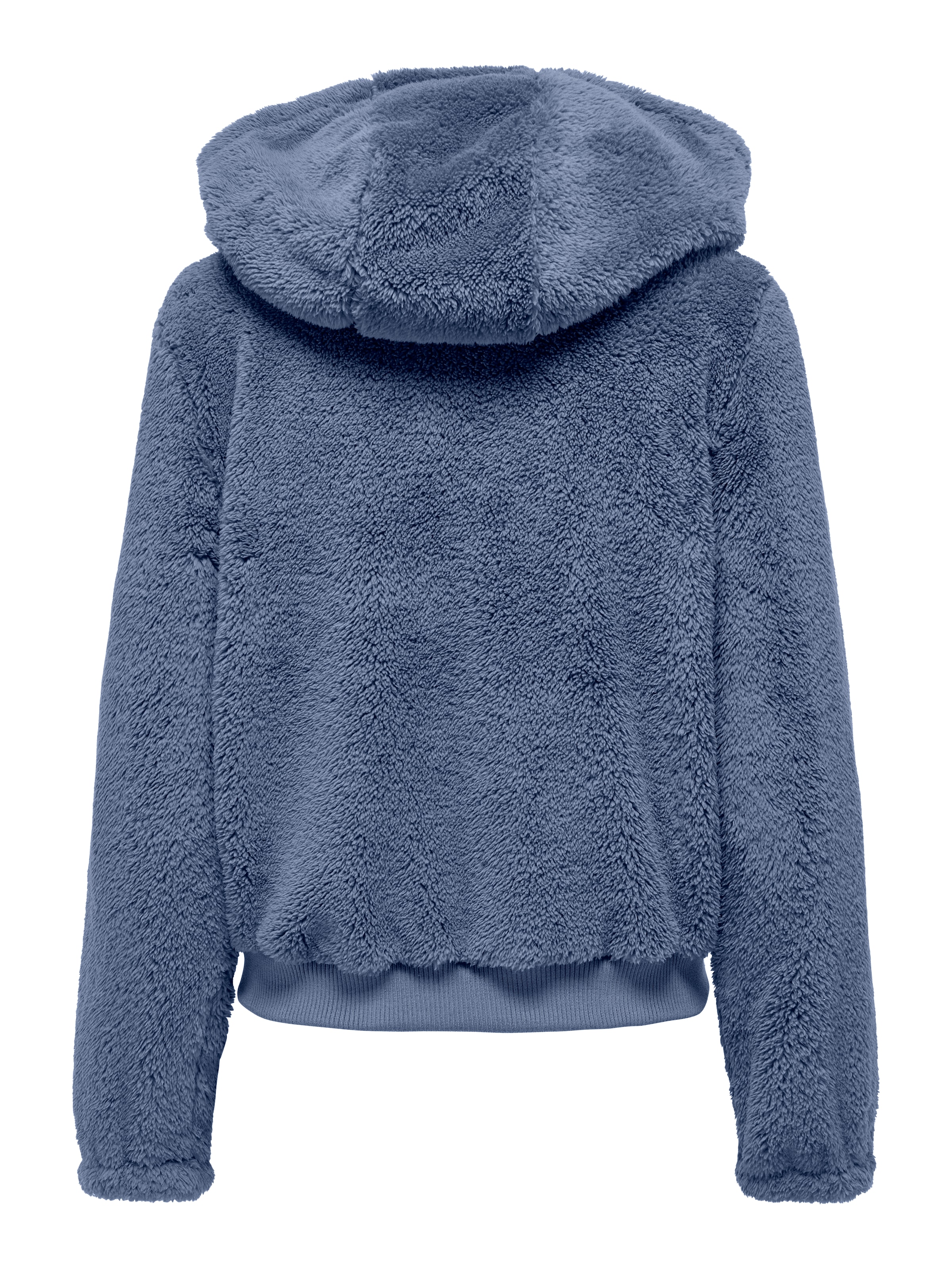 ONLY Kapuzenplüschjacke »ONLNEWANNA CONTACT SHERPA JKT OTW NOOS« mit Kapuze Kunstfaser