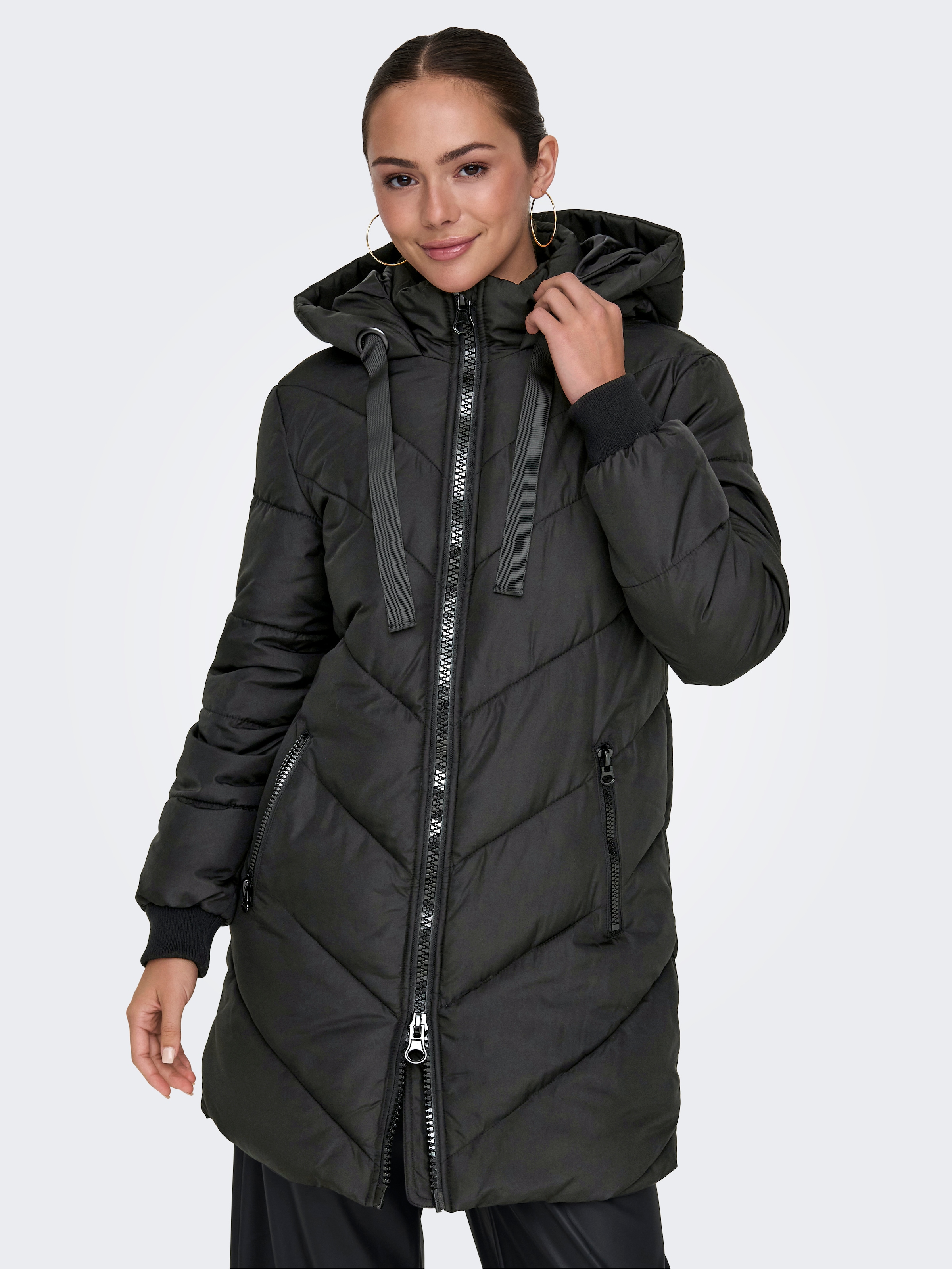 JDY Steppmantel »JDYSKYLAR LIFE HOOD JACKET OTW NOOS«