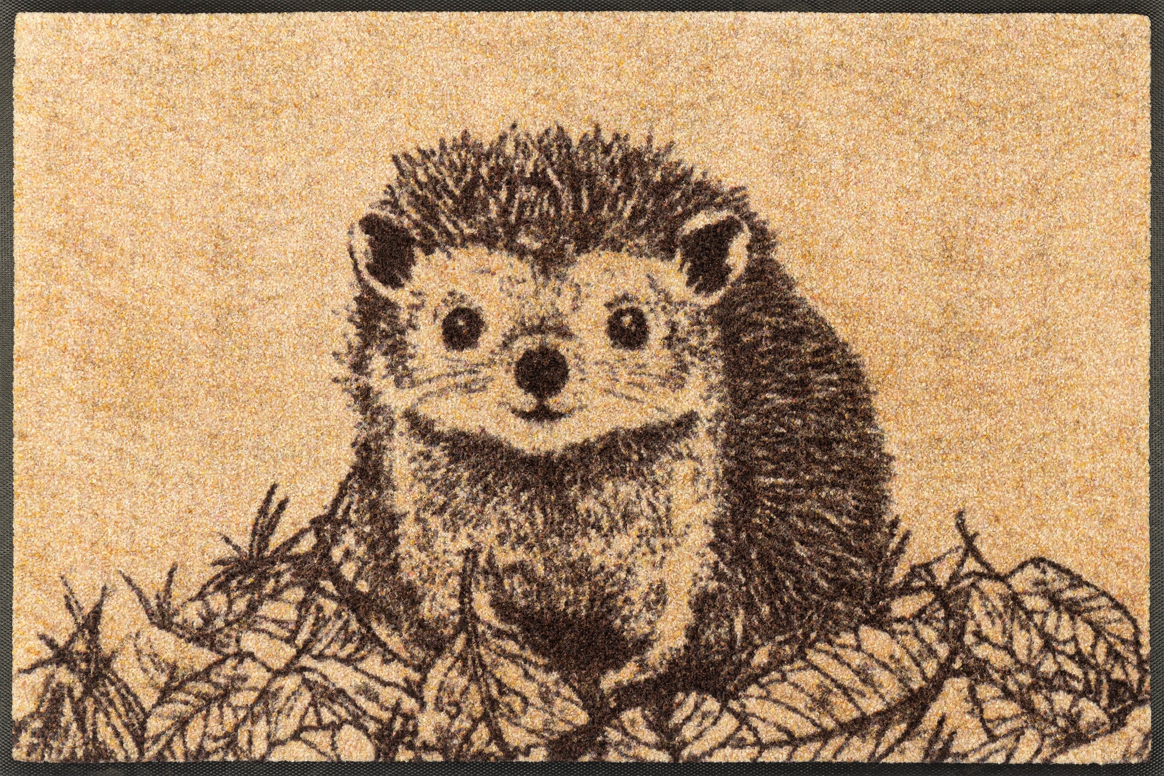 Image of wash+dry by Kleen-Tex Fussmatte "Hedgy" rechteckig 7 mm Höhe