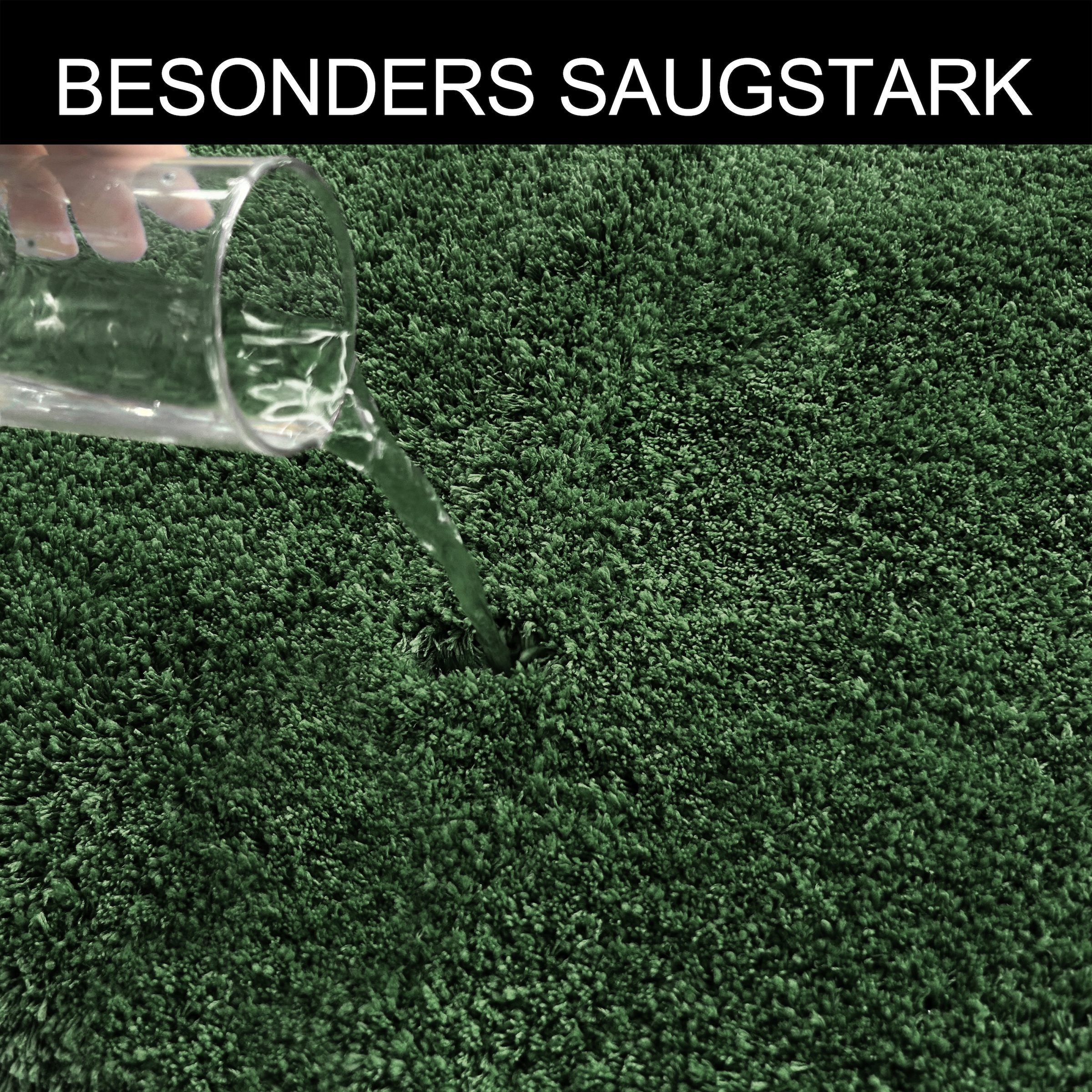 Möve Badematte »Superwuschel, Badvorleger, Badezimmer Teppich« Höhe 40 mm rutschhemmend beschichtet fussbodenheizungsgeeignet | schnell trocknend | strapazierfähig Mikrofaser-Badematte, Badteppich, rechteckig, rund & als 3-tlg. Set