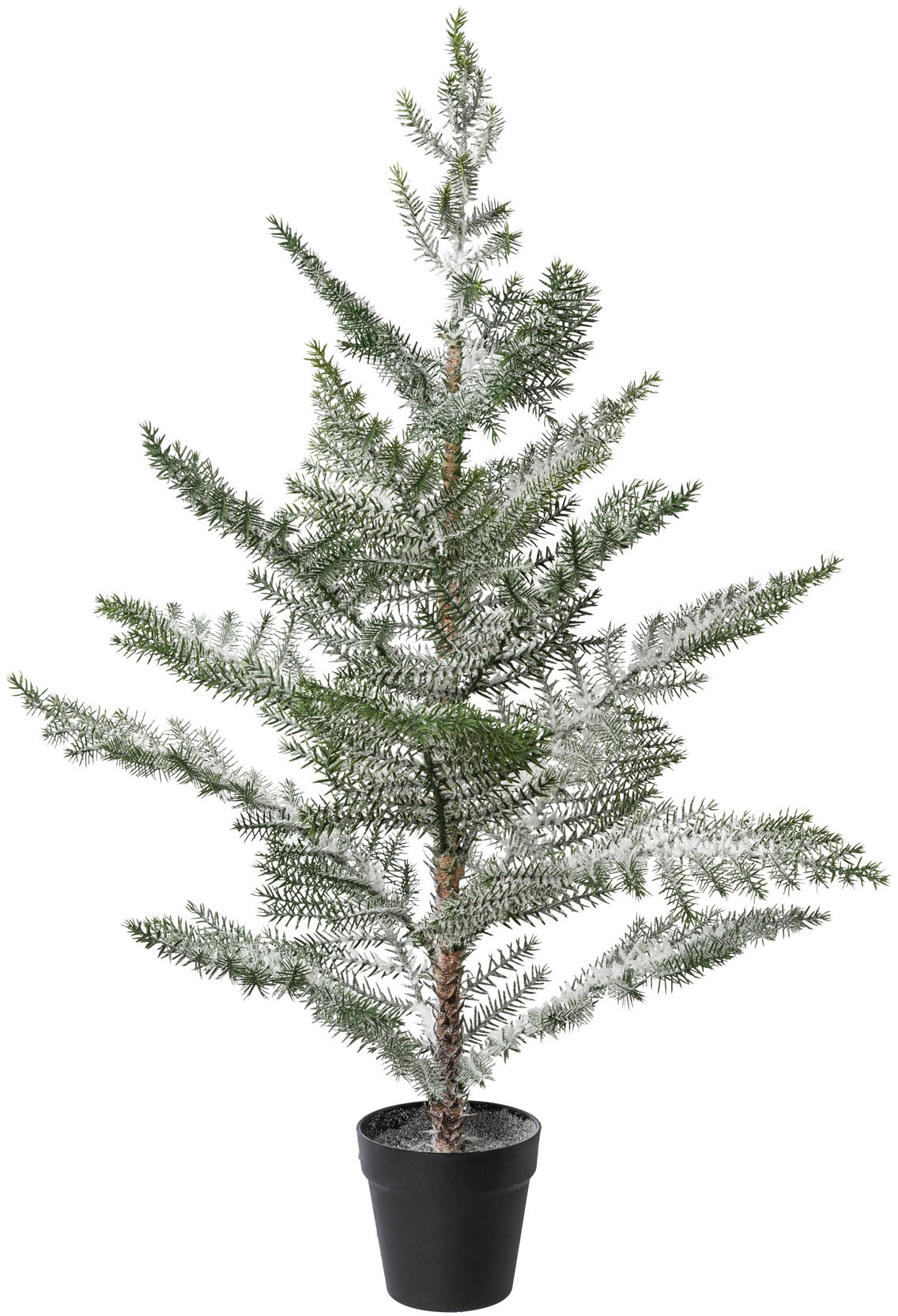 Optik Beschneite künstlicher deco Weihnachtsbaum kaufen Creativ Christbaum, Im Künstlicher »Weihnachtsdeko, Topf; günstig Tannenbaum«,