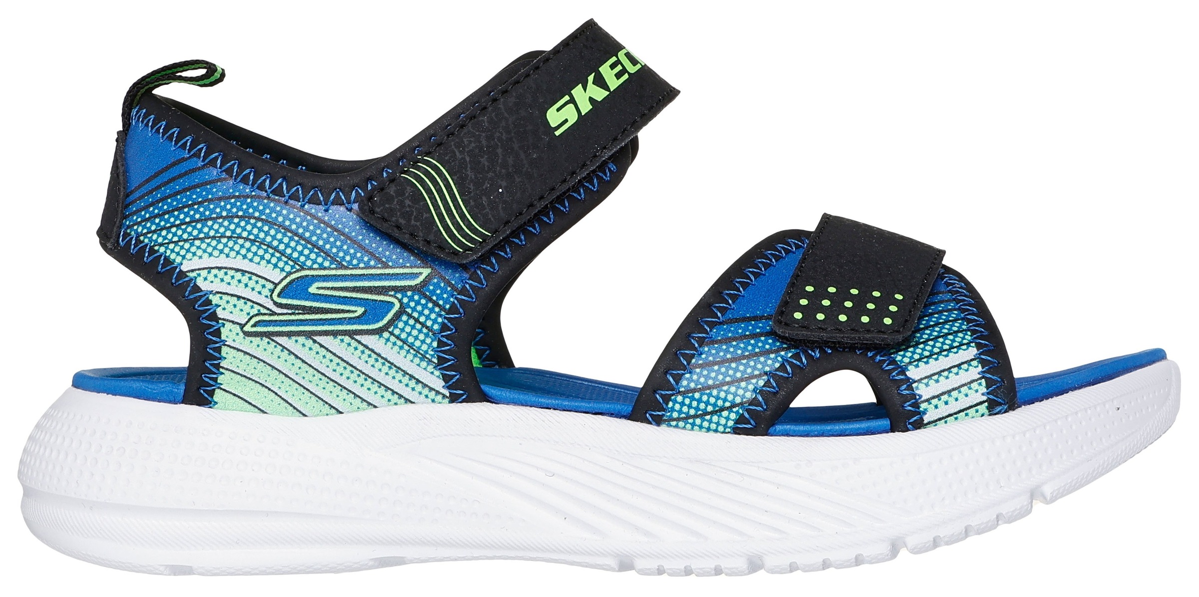 Skechers Sandale »MICROSPEC-SPLASH«  , leichte Sandale mit Klettverschluss, Grössenschablone zum Download