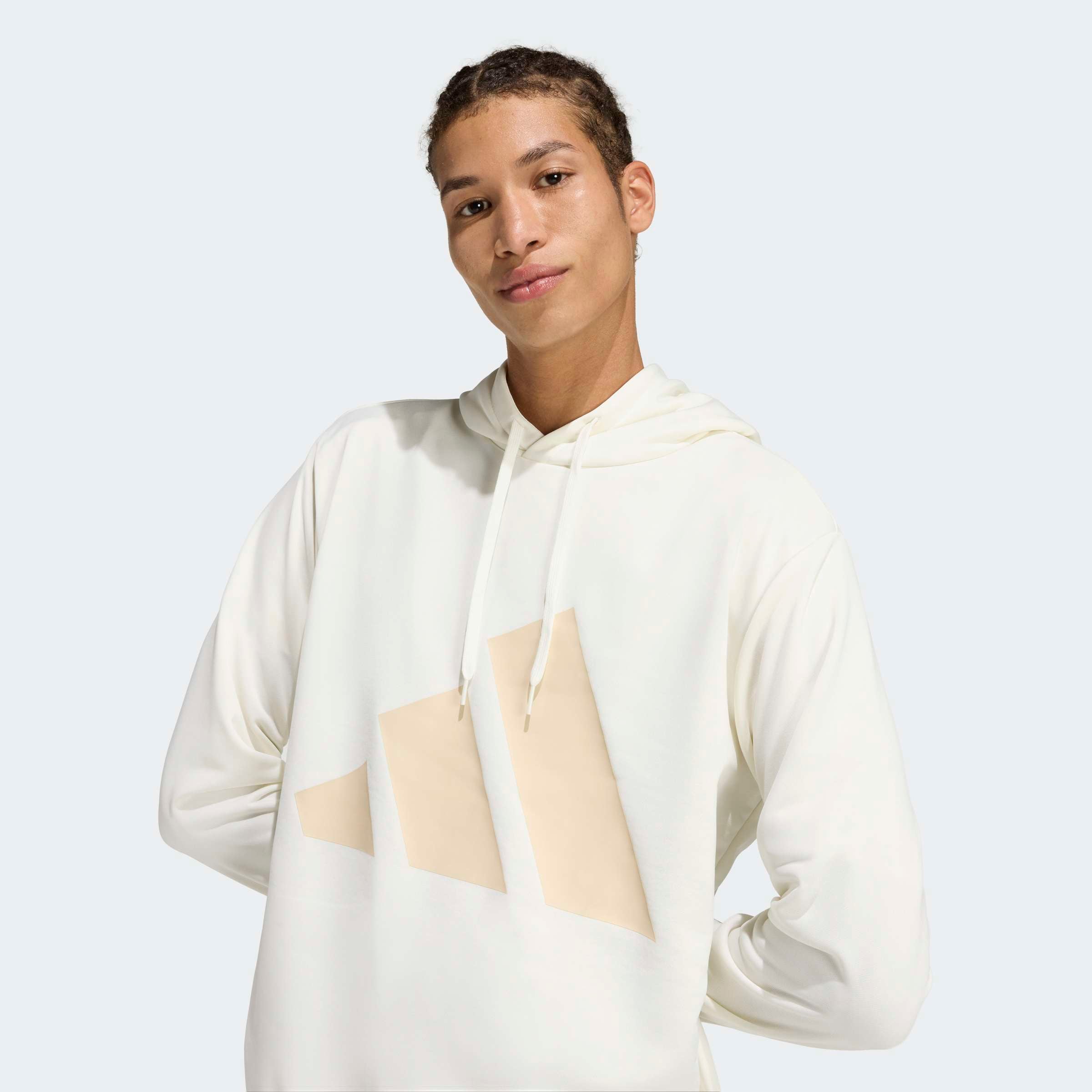 adidas Sportswear Combinaison d'entraînement »BIG LOGO HOODED« 2 pièces Set aus Hose und Hoodie, aus French-Terry-Material, zweiteilig