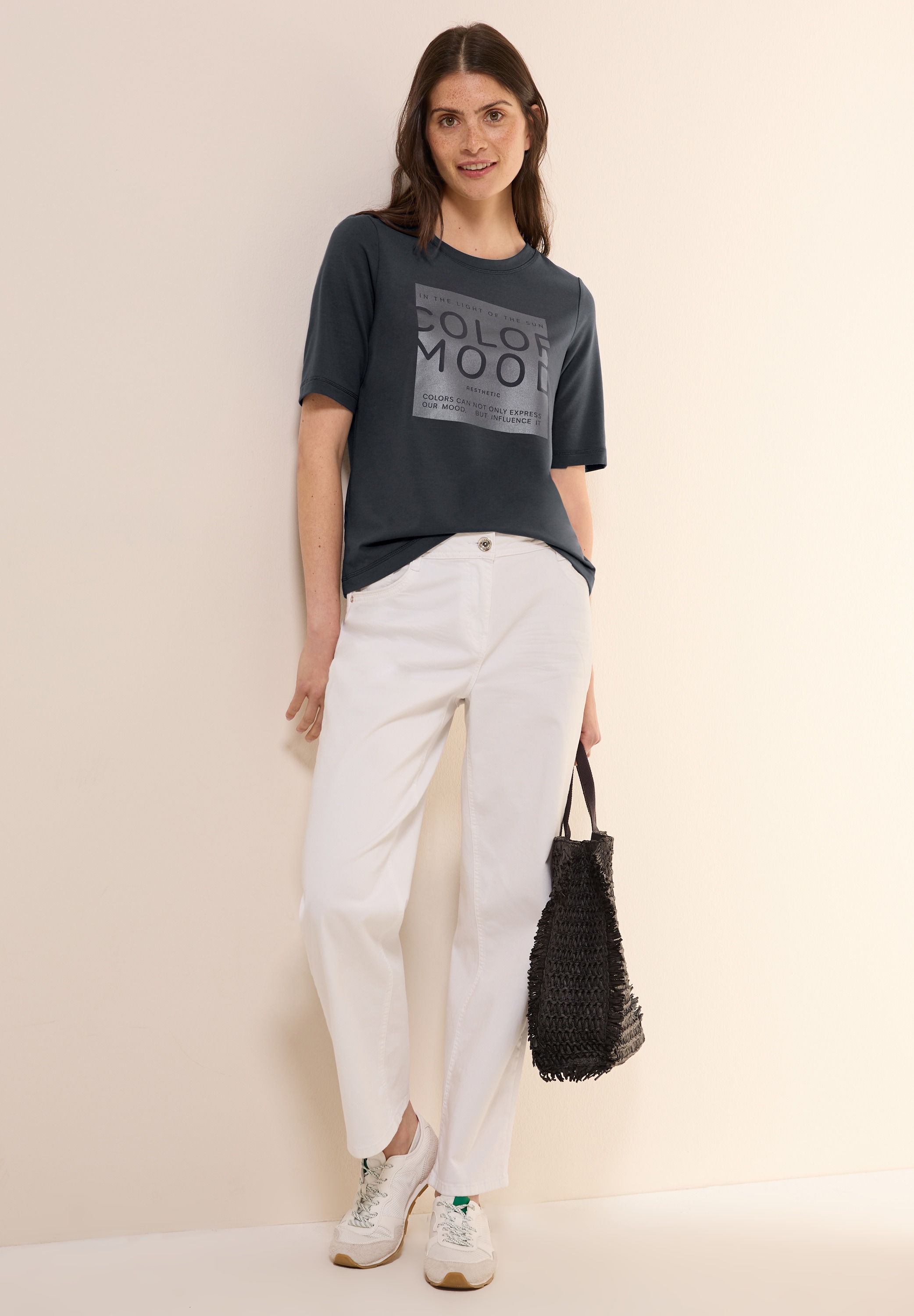 Cecil T-Shirt mit Folienprint