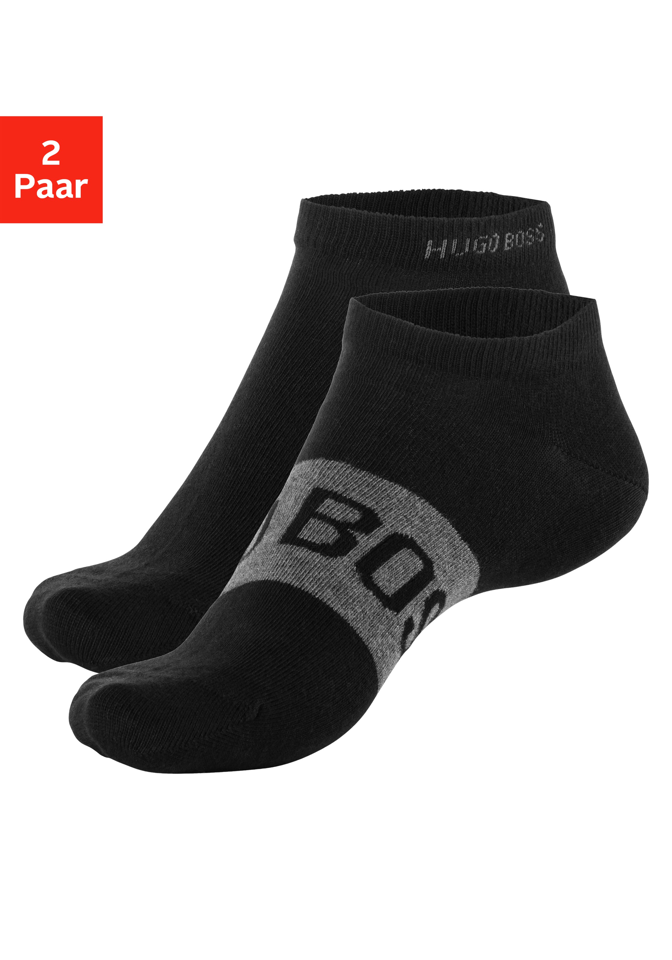 Image of BOSS Sneakersocken »2P AS Logo CC«, (2 Paar), in unterschiedlichen Logo Designs bei Ackermann Versand Schweiz