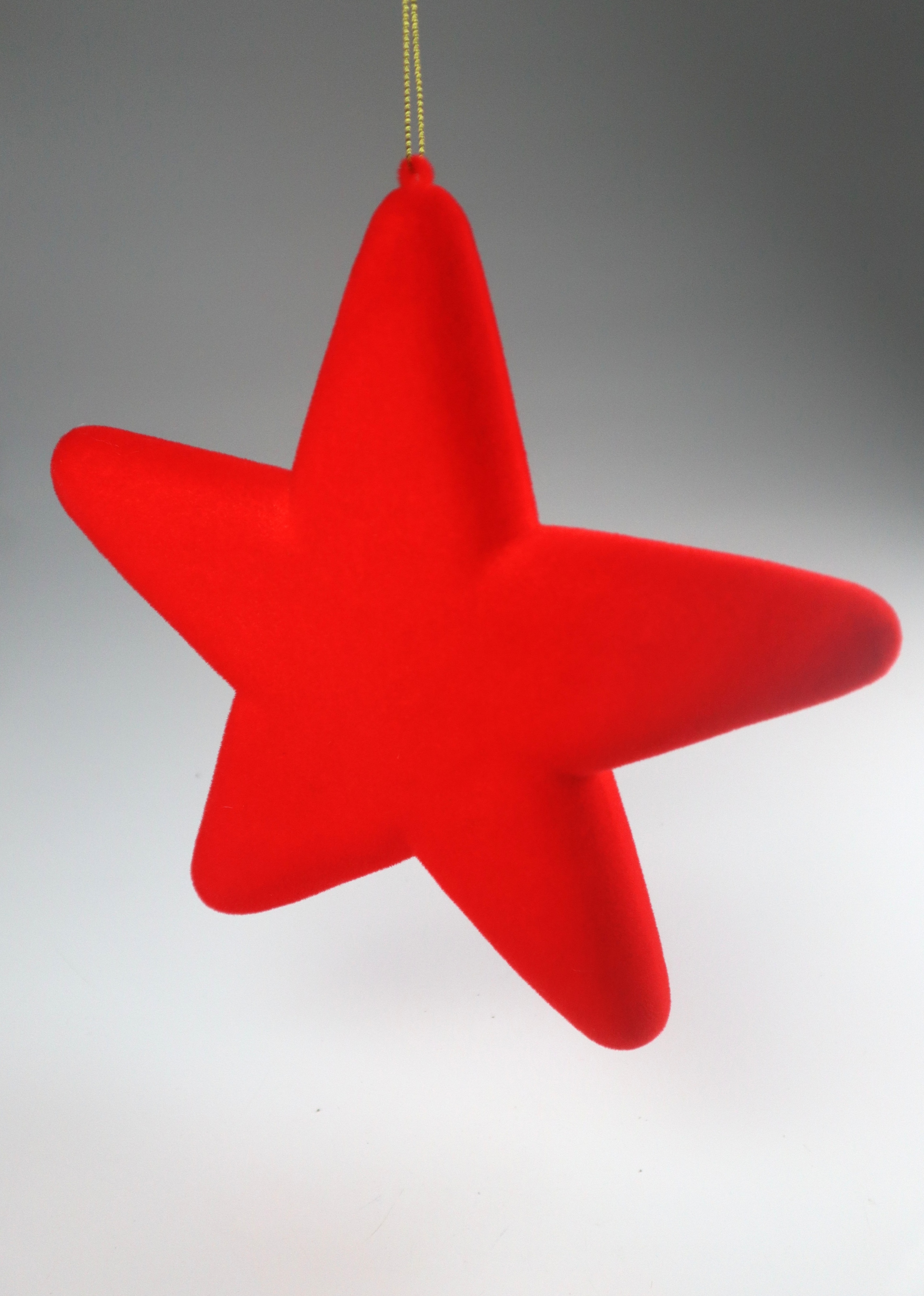 AM Design Dekostern »mit Flock, Kunststoff, 50 cm Höhe« für klassische Weihnachtsstimmung und elegante Festlichkeit