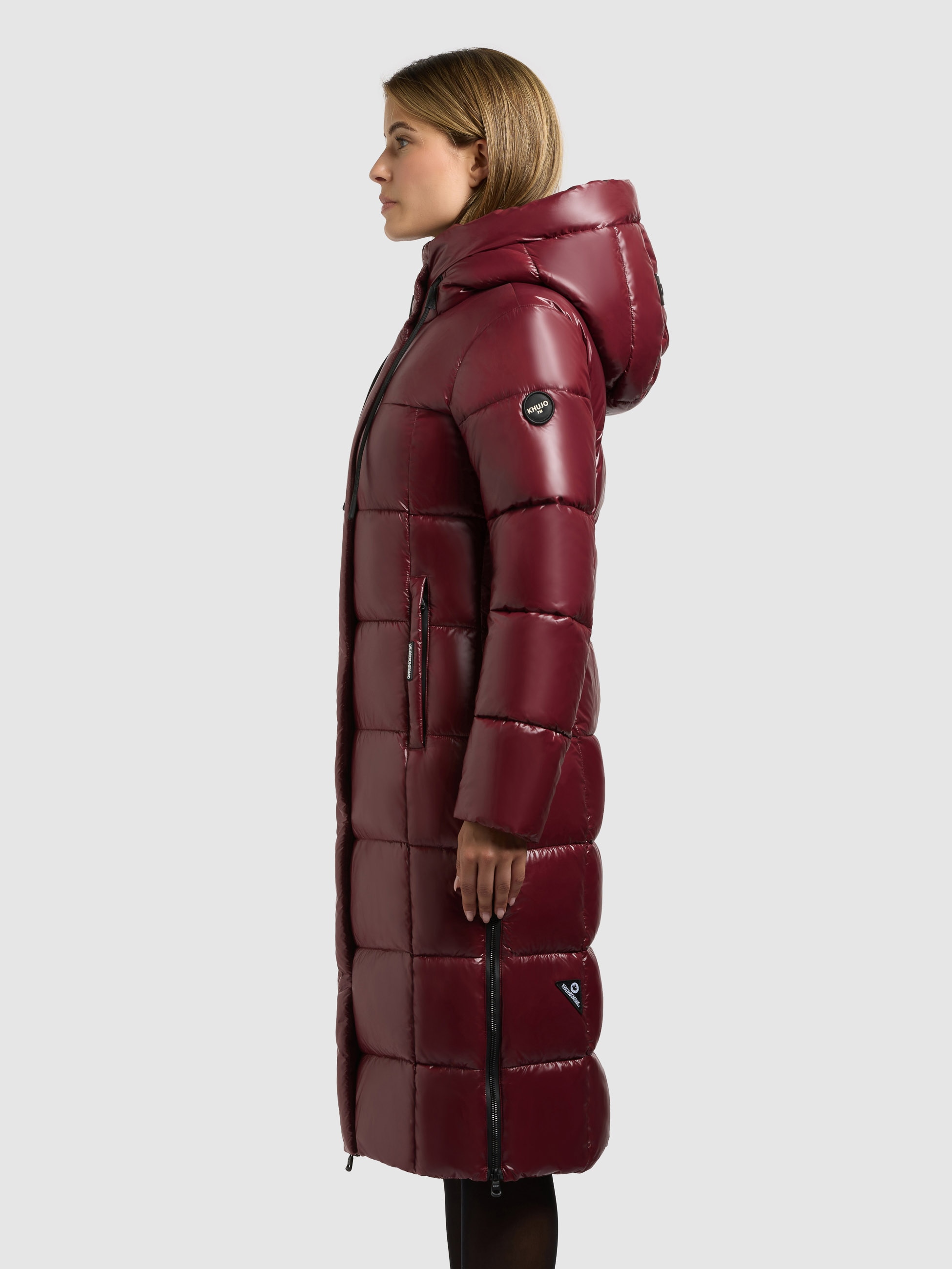 khujo Manteau matelassé »WILLA« praktische Seitenschlitze mit Reissverschluss