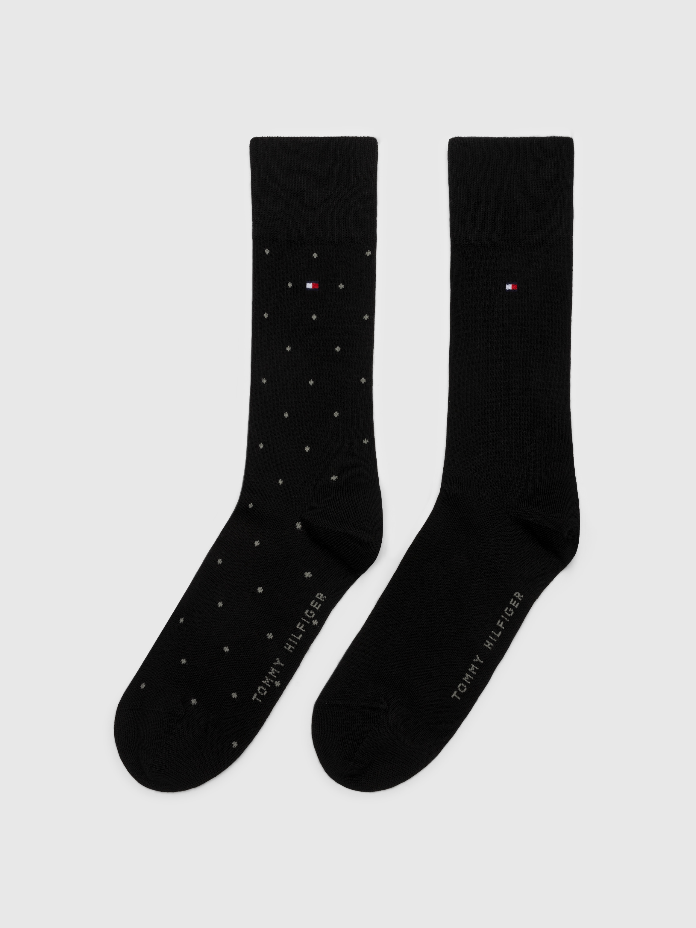 Tommy Hilfiger Socken »TH MEN SOCK 2P DOT«, (2 Paar, 2 Paar), mit klassischer Markenprägung
