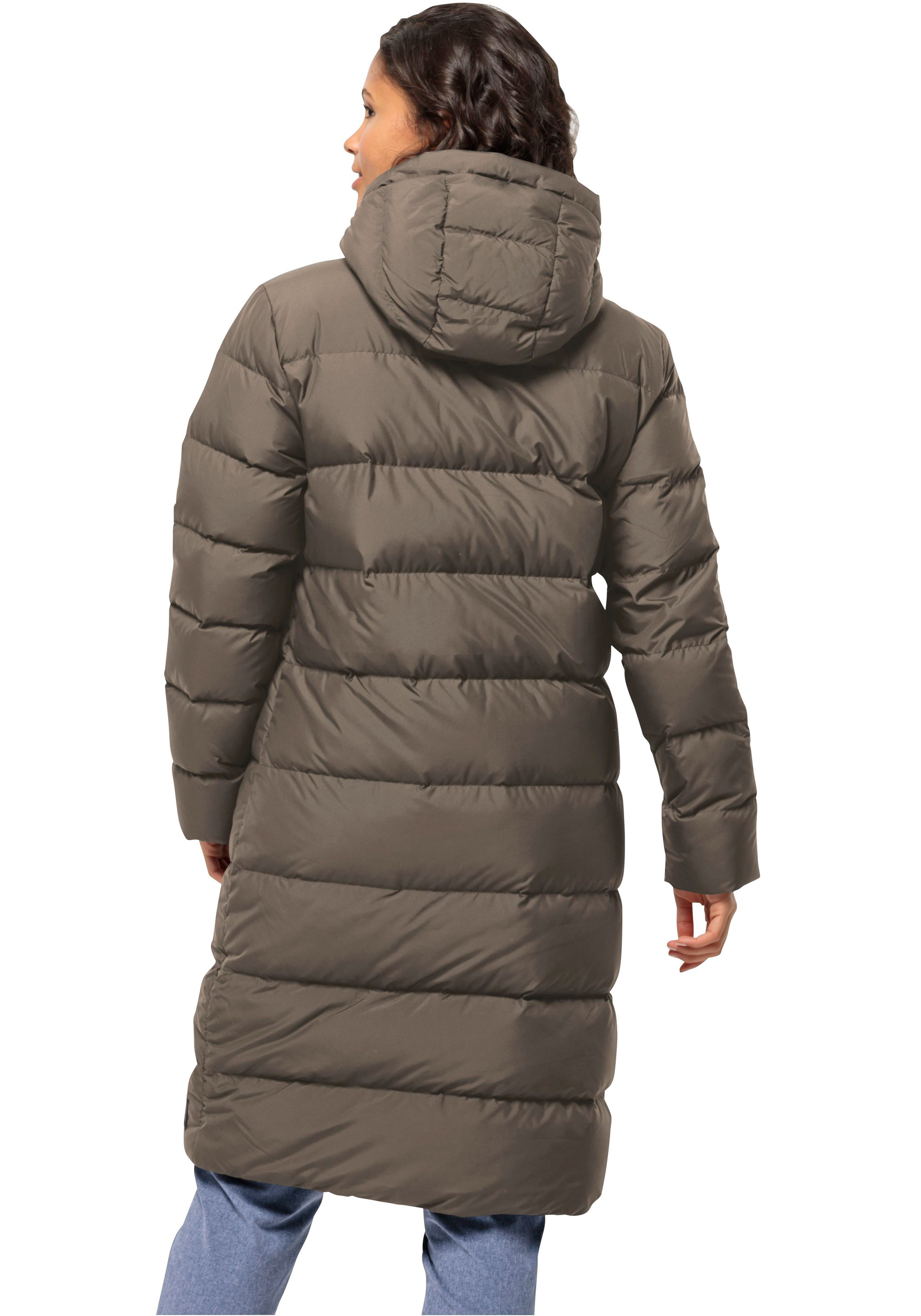 Jack Wolfskin Daunenmantel »FROZEN PALACE COAT W«, mit Kapuze