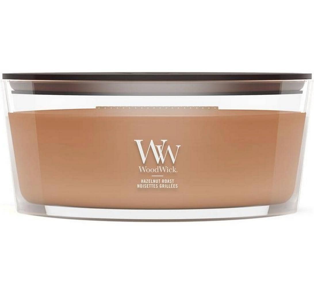 Woodwick Duftkerze "Hazelnut Roast Ellipse"