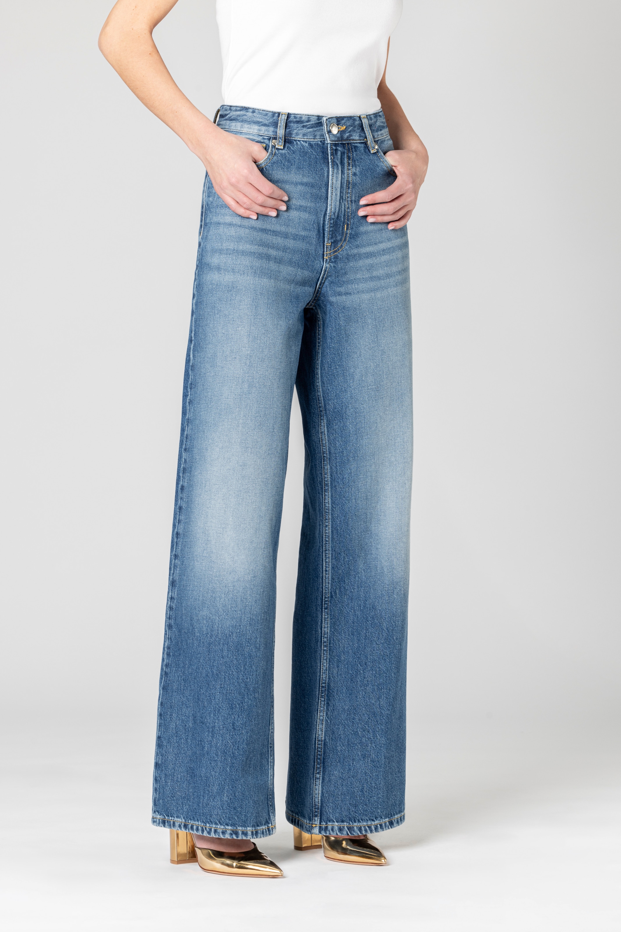 Image of Joop Jeans Schlagjeans "Maila" Mit Gürtelschlaufen