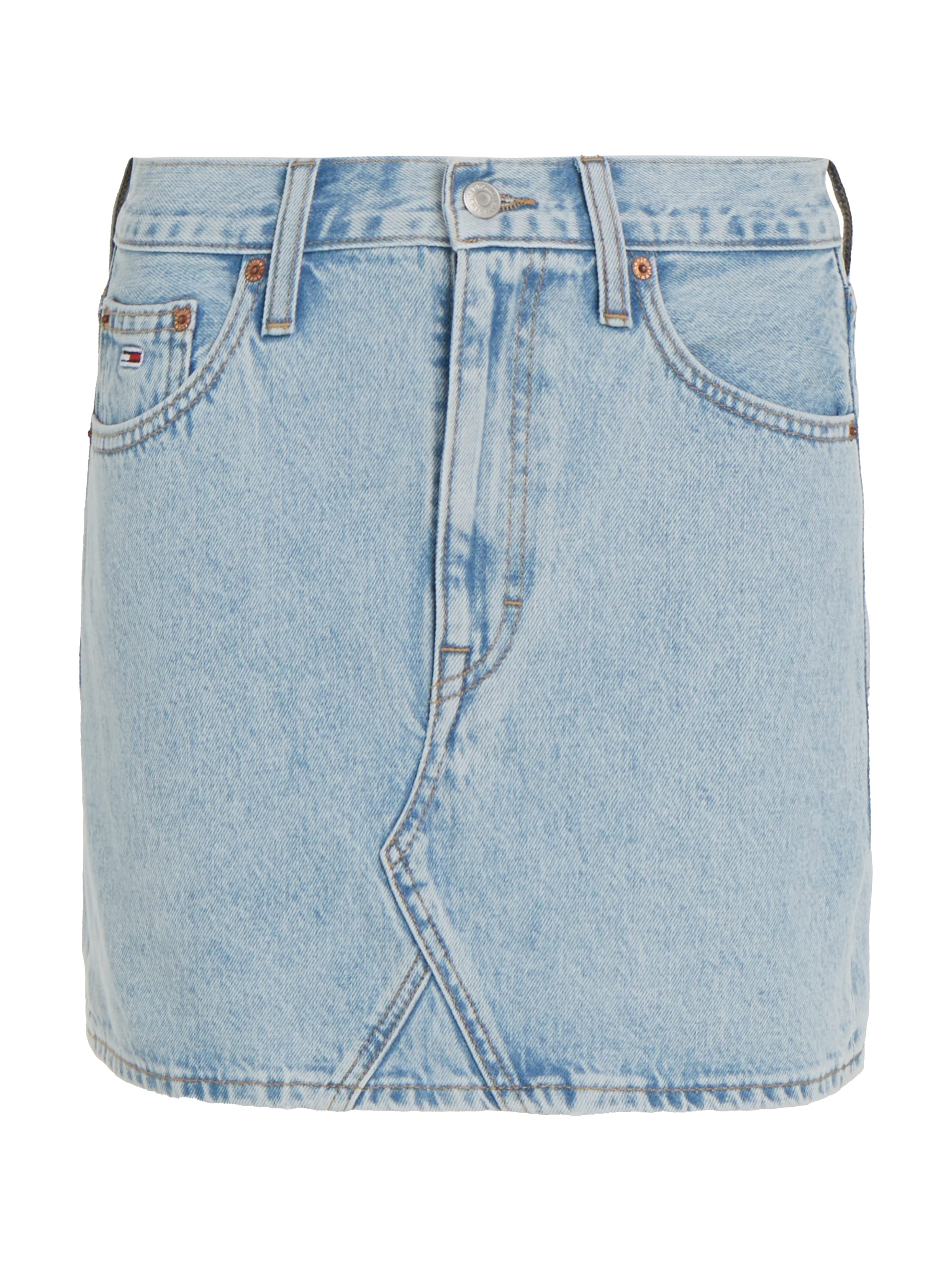 Tommy Jeans Jeansrock »IZZIE MR MN SKIRT BH0014«, Webrock im 5-Pocket-Style