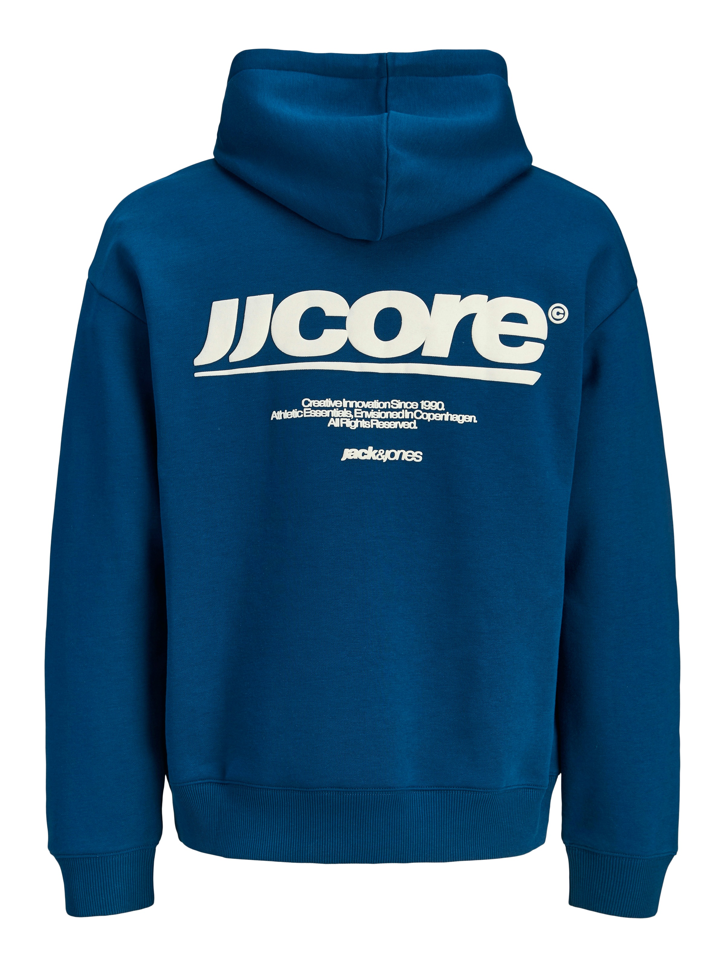 Jack & Jones Sweat à capuche »JCOCLUB BACKPRINT SWEAT HOOD«, mit Print
