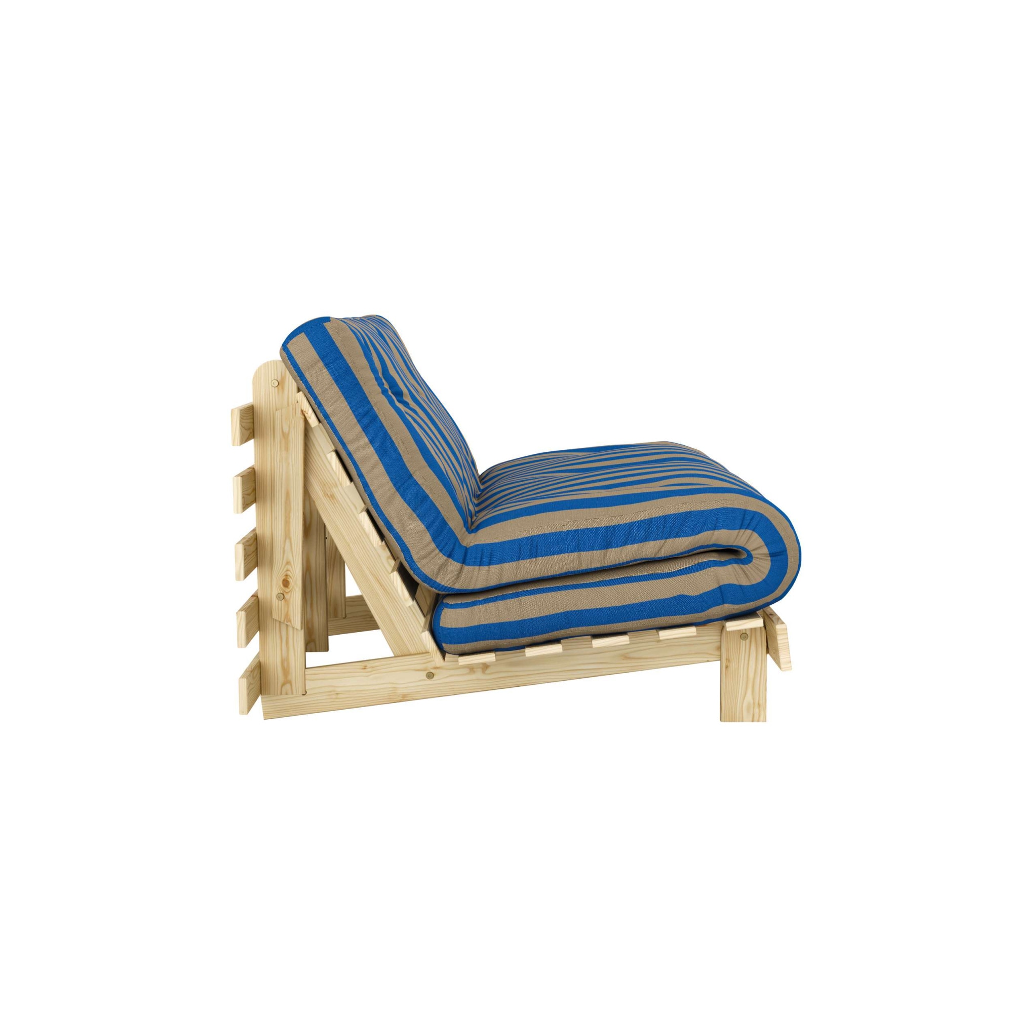 Karup Design Lit de jour »Roots Sofa Bed, Schlafsofa, Bettfunktion, FSC®-Massivholz, B: 90 cm« Incl. matelas futon. Fabriqué en Europe, design minimaliste