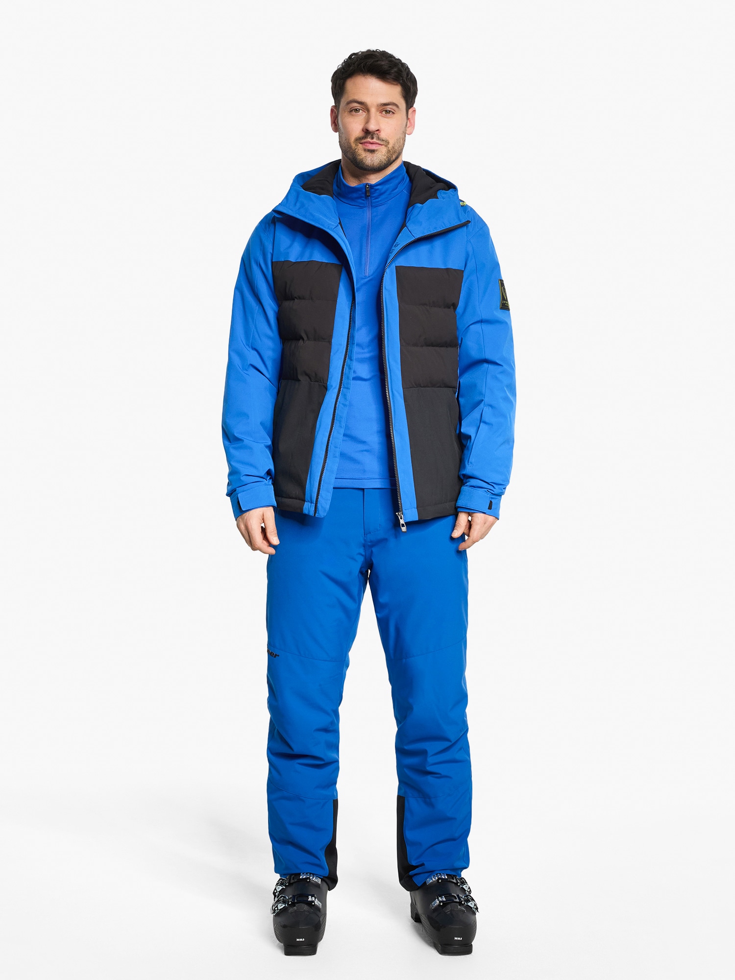 Ziener Pantalon de ski »TAZLIN-Z AQUASHIELD® HERREN«  imperméable, coupe-vent, respirant, élastique, bretelles amovibles