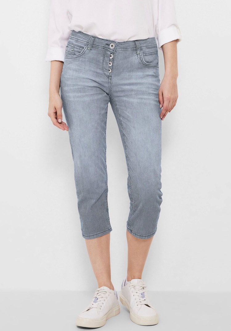 Corsaires en jean & Jeans 3/4 - Shopperles tendances actuelles chez  Ackermann.ch en ligne
