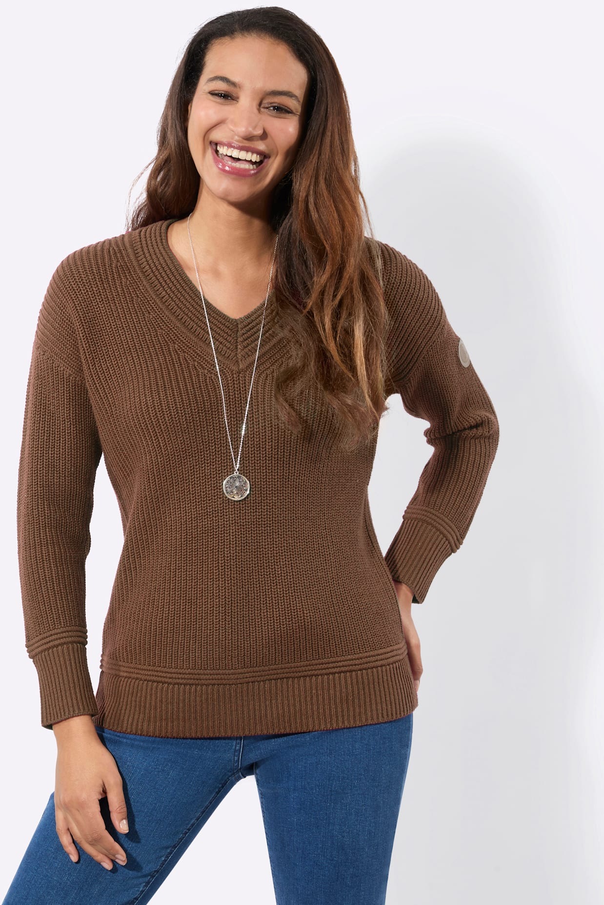 Casual Looks V-Ausschnitt-Pullover "V-Ausschnitt-Pullover"