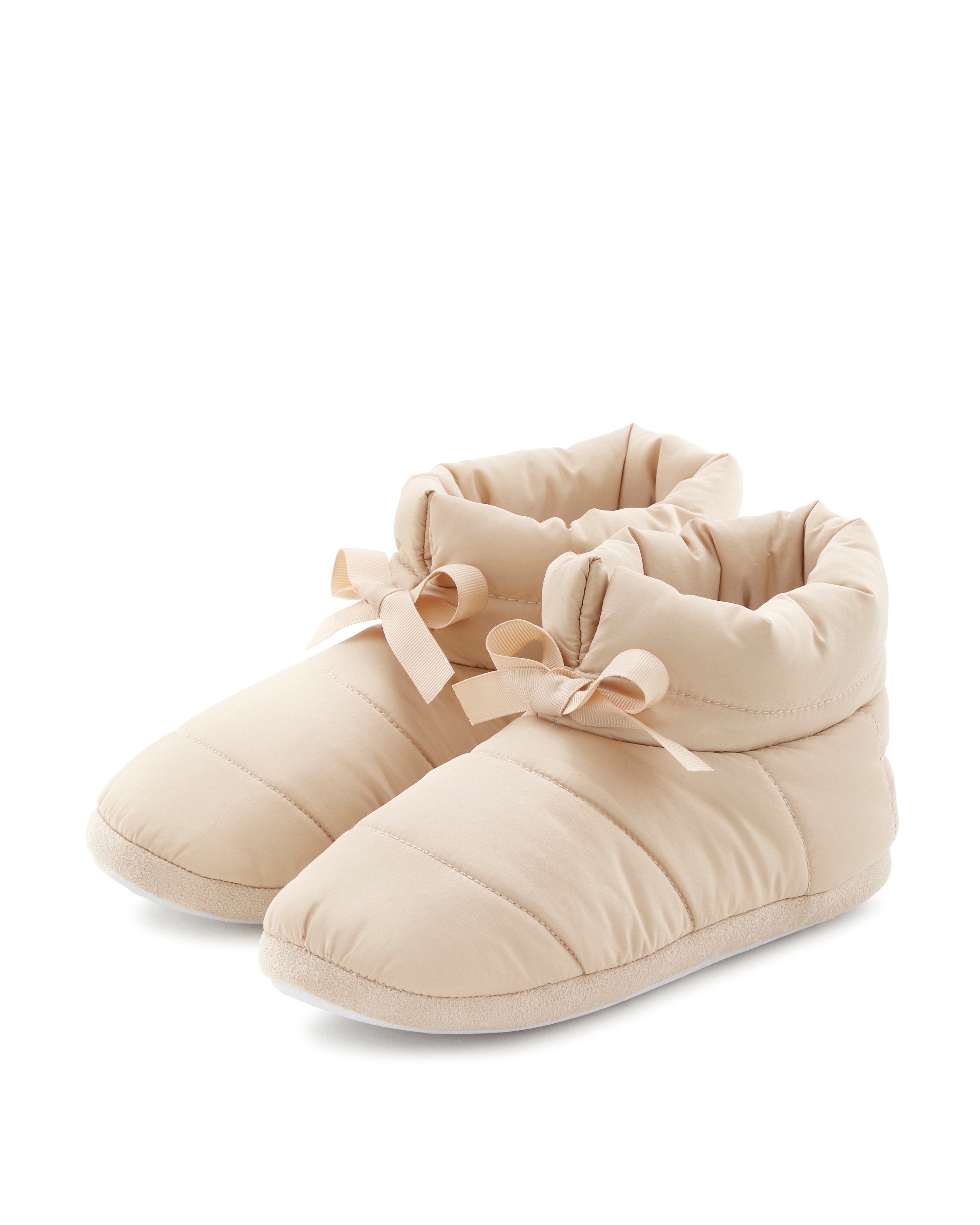 Vivance Chausson  zum Reinschlüpfen, Stepp-Optik, Plüsch, Pantolette, Pantoffel VEGAN