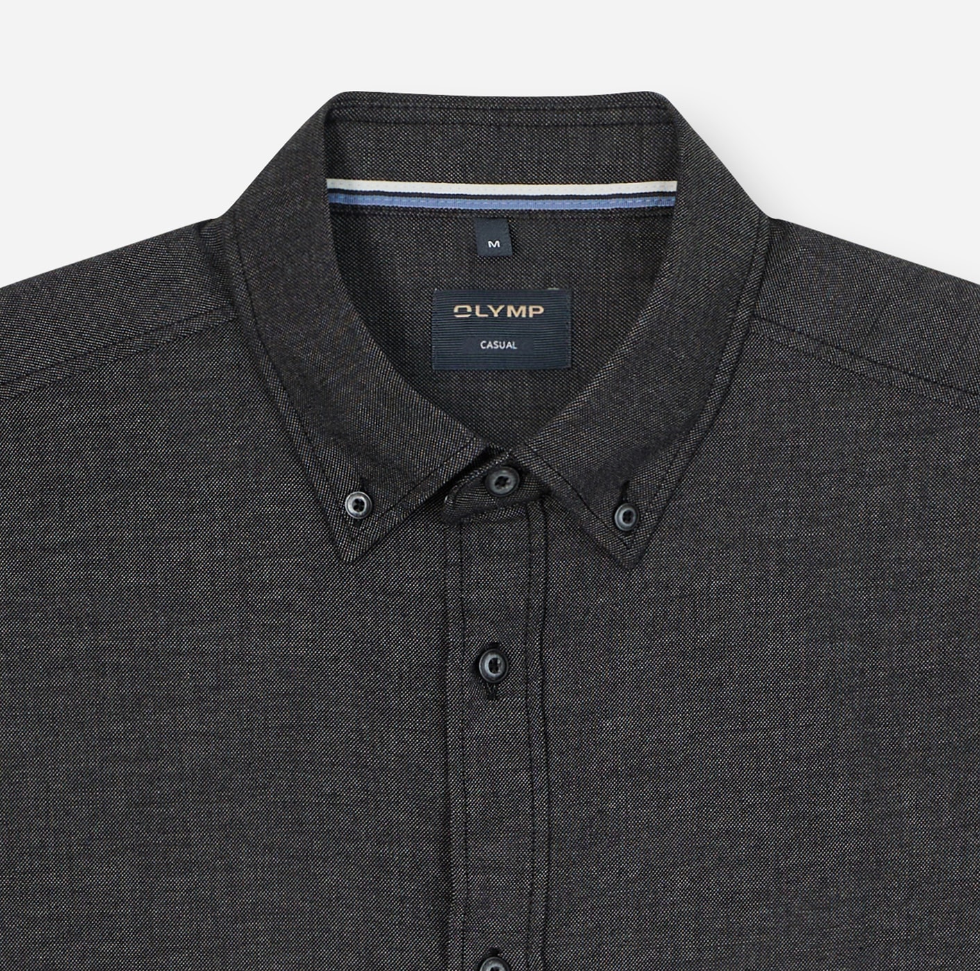 OLYMP Chemise à manches longues Button-down-Kragen, regular fit, casual