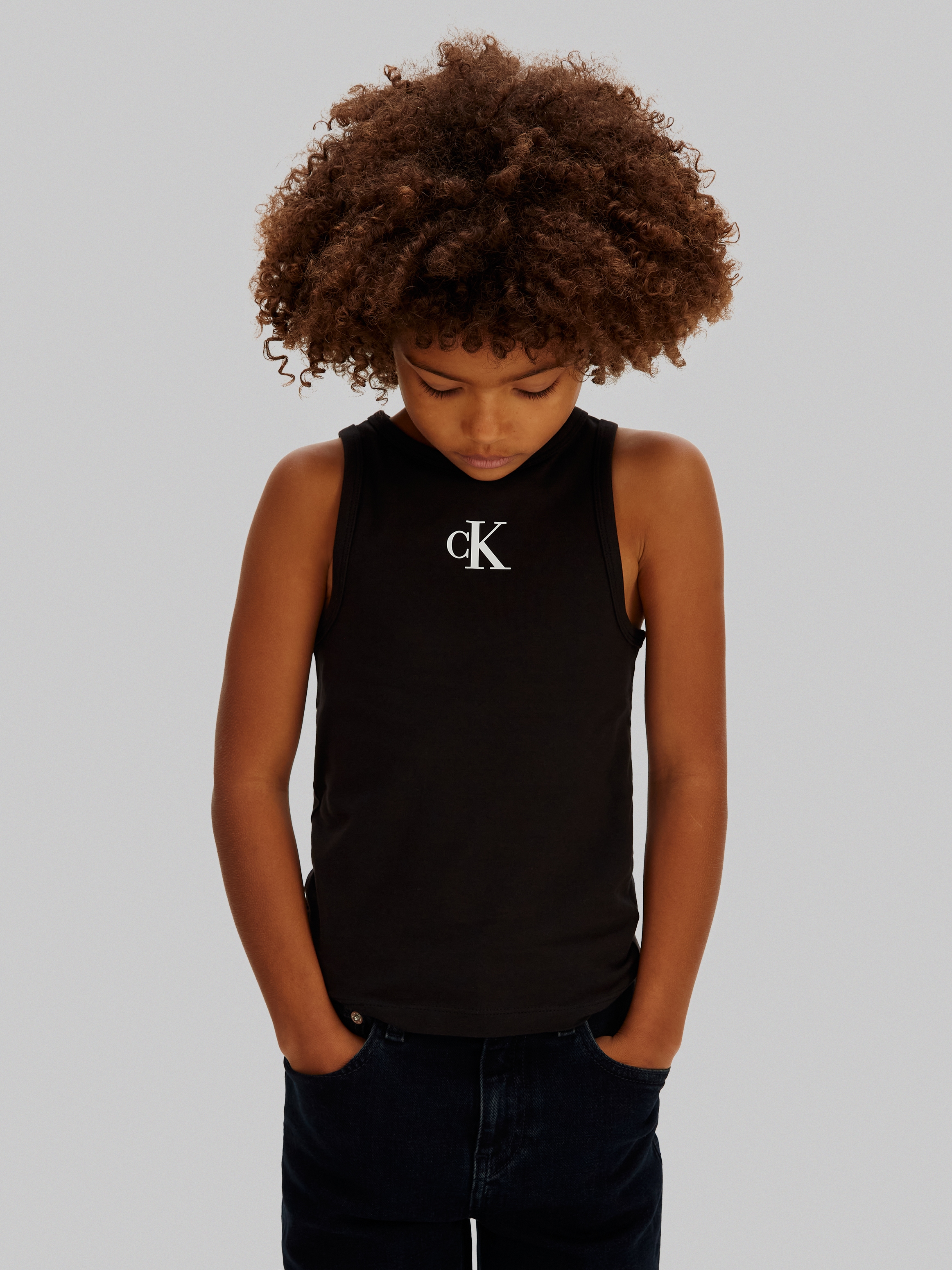 Calvin Klein Jeans Tanktop »LOGO TANK TOP« Regular fit für Kinder, mit Logoschriftzug