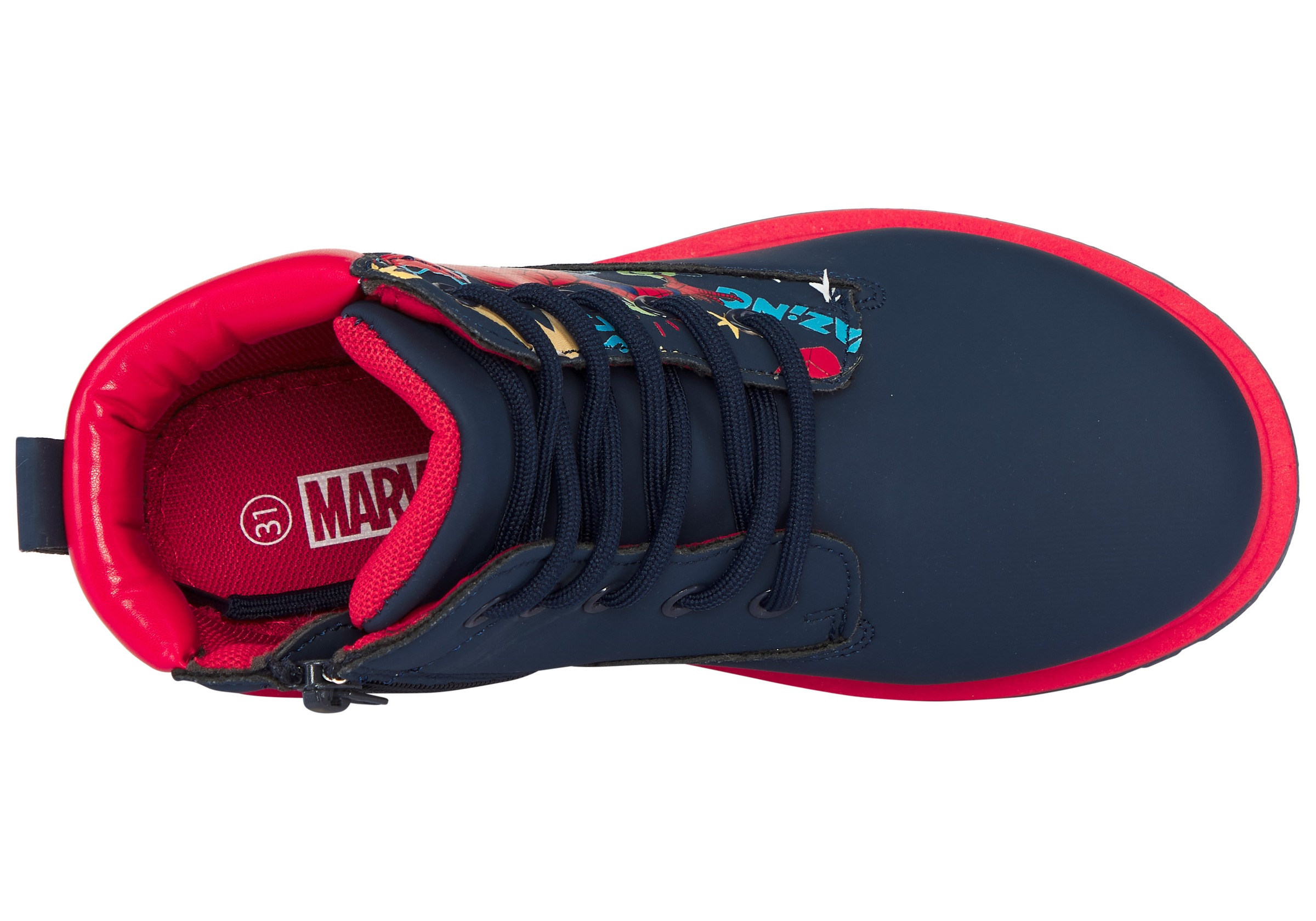 Disney Bottes d'hiver »Spiderman«  chaussures d'hiver, bottes d'hiver, bottes à lacets, bottes d'hiver