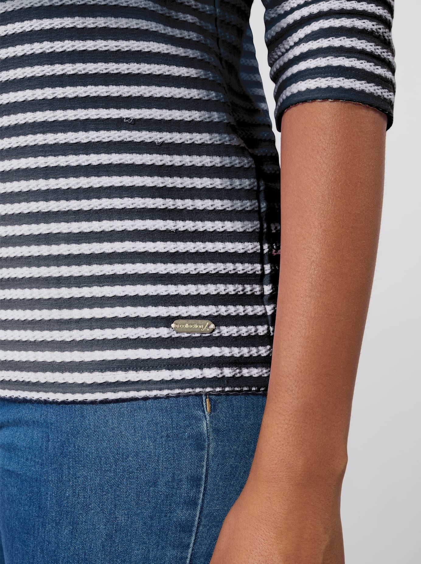 Casual Looks T-shirt à manches 3/4 »Ringelshirt« 1 pièces