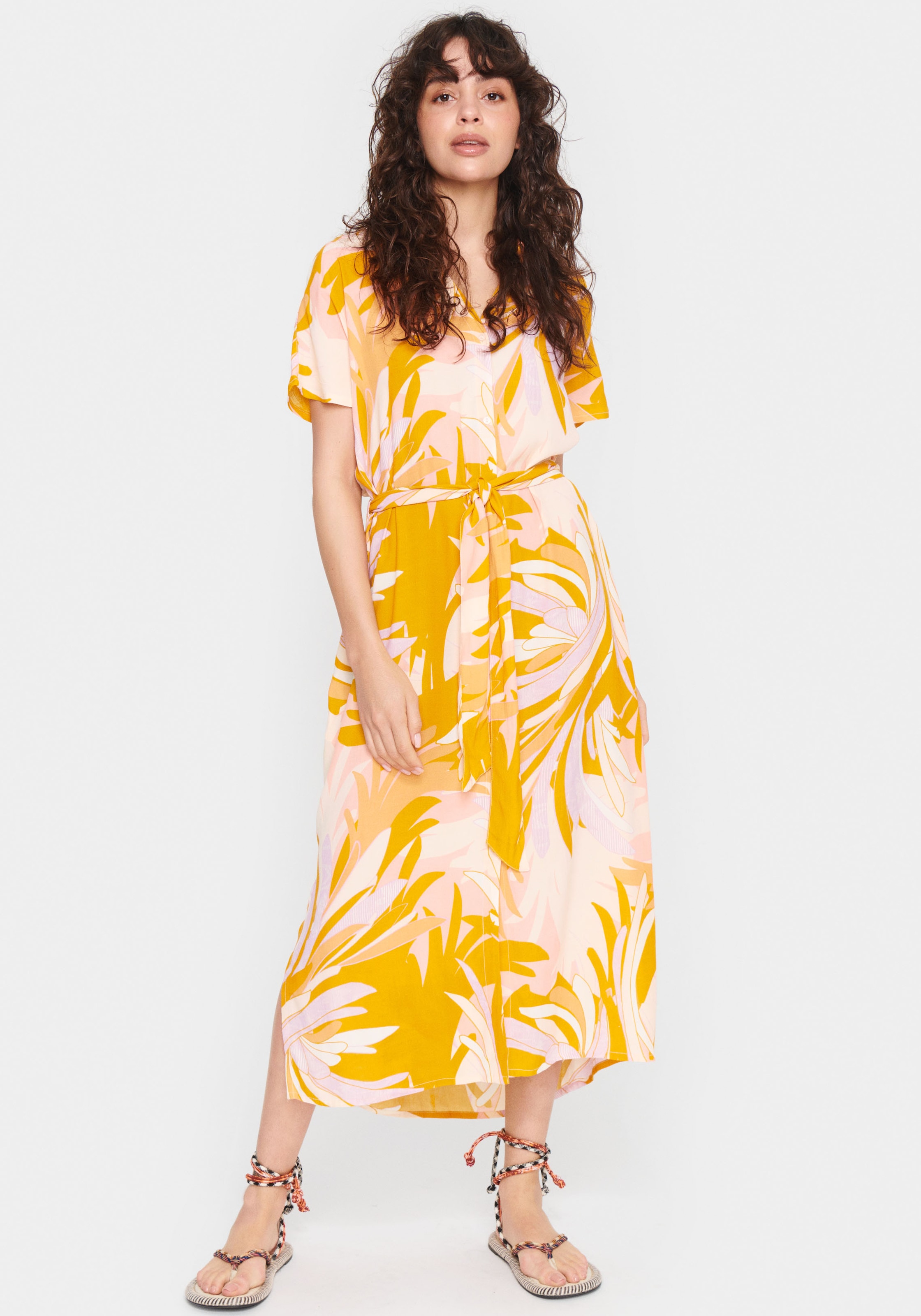 Image of Saint Tropez Blusenkleid Sommerkleid