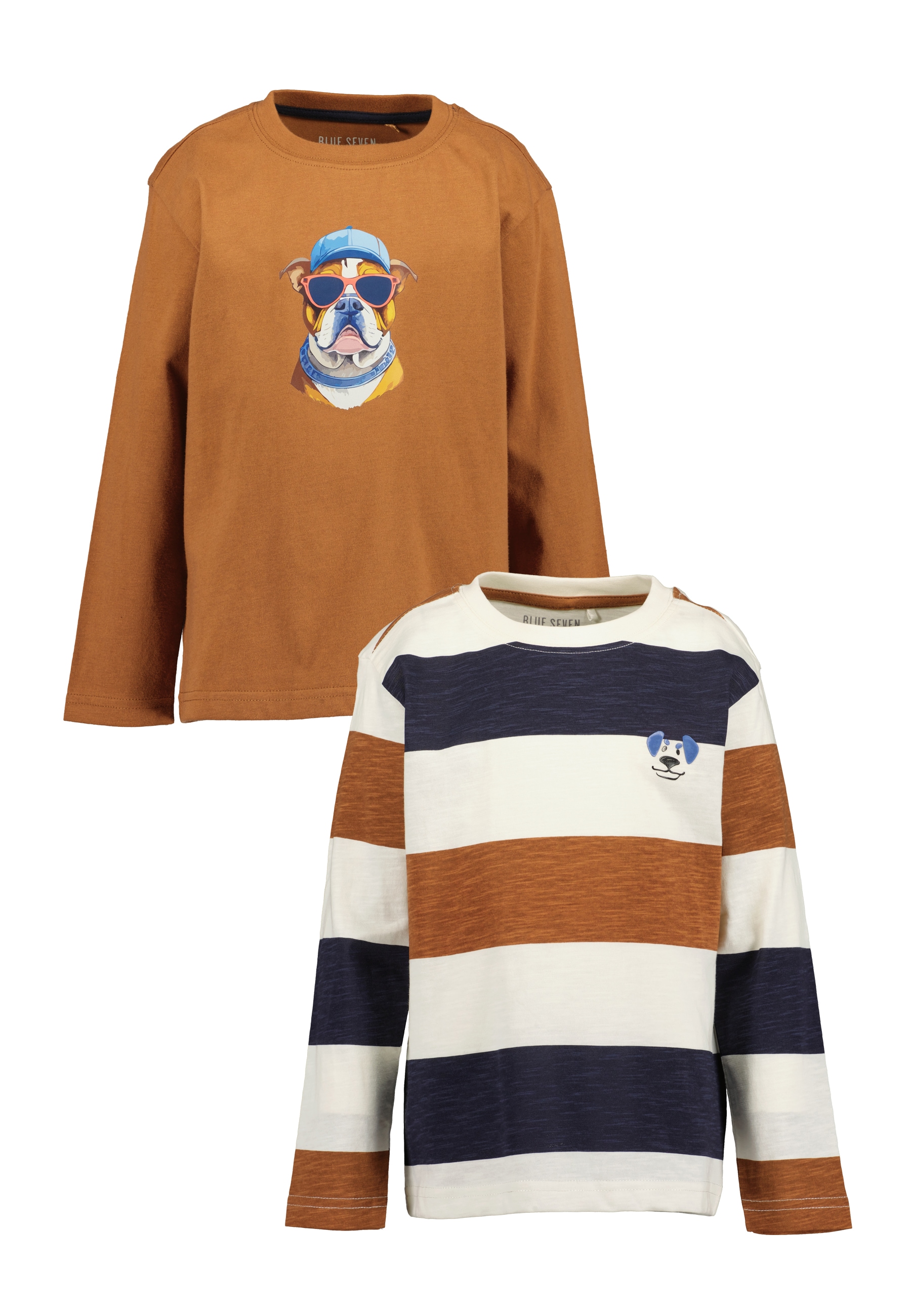 Image of Blue Seven Langarmshirt Packung, 2 Baumwolle