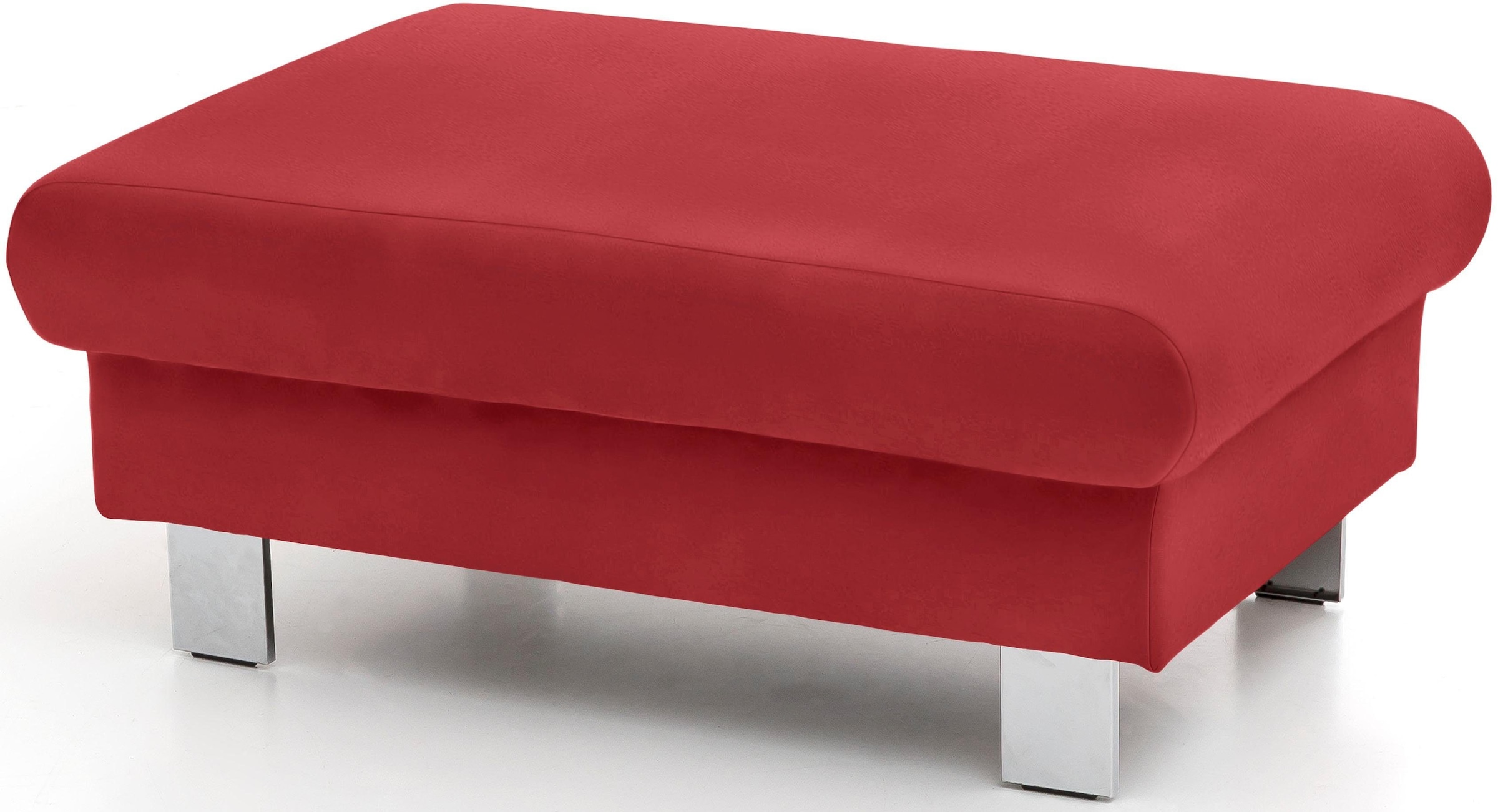 COTTA Polstergarnitur »Komaris L-Form«, (Set), Set bestehend aus: Ecksofa mit Kopfteilverstellung & Hocker