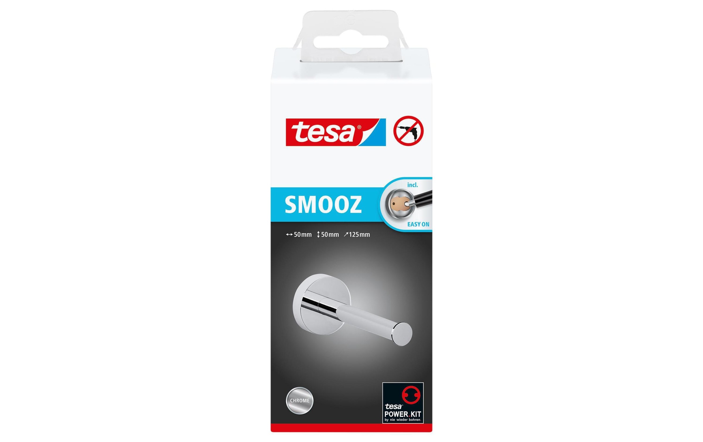 tesa Support de papier toilette »Chrom«